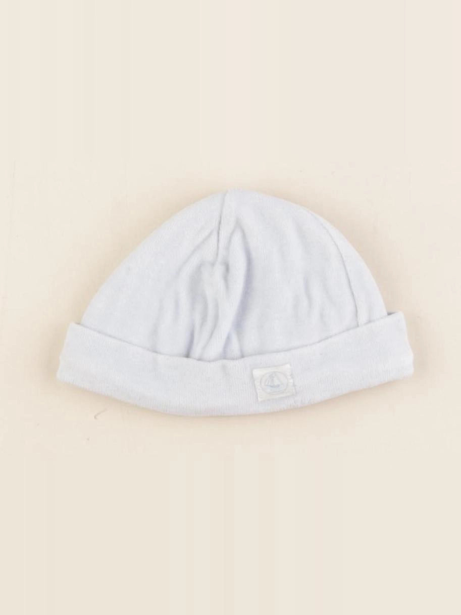 Petit Bateau - bonnet de naissance bleu - 1 mois