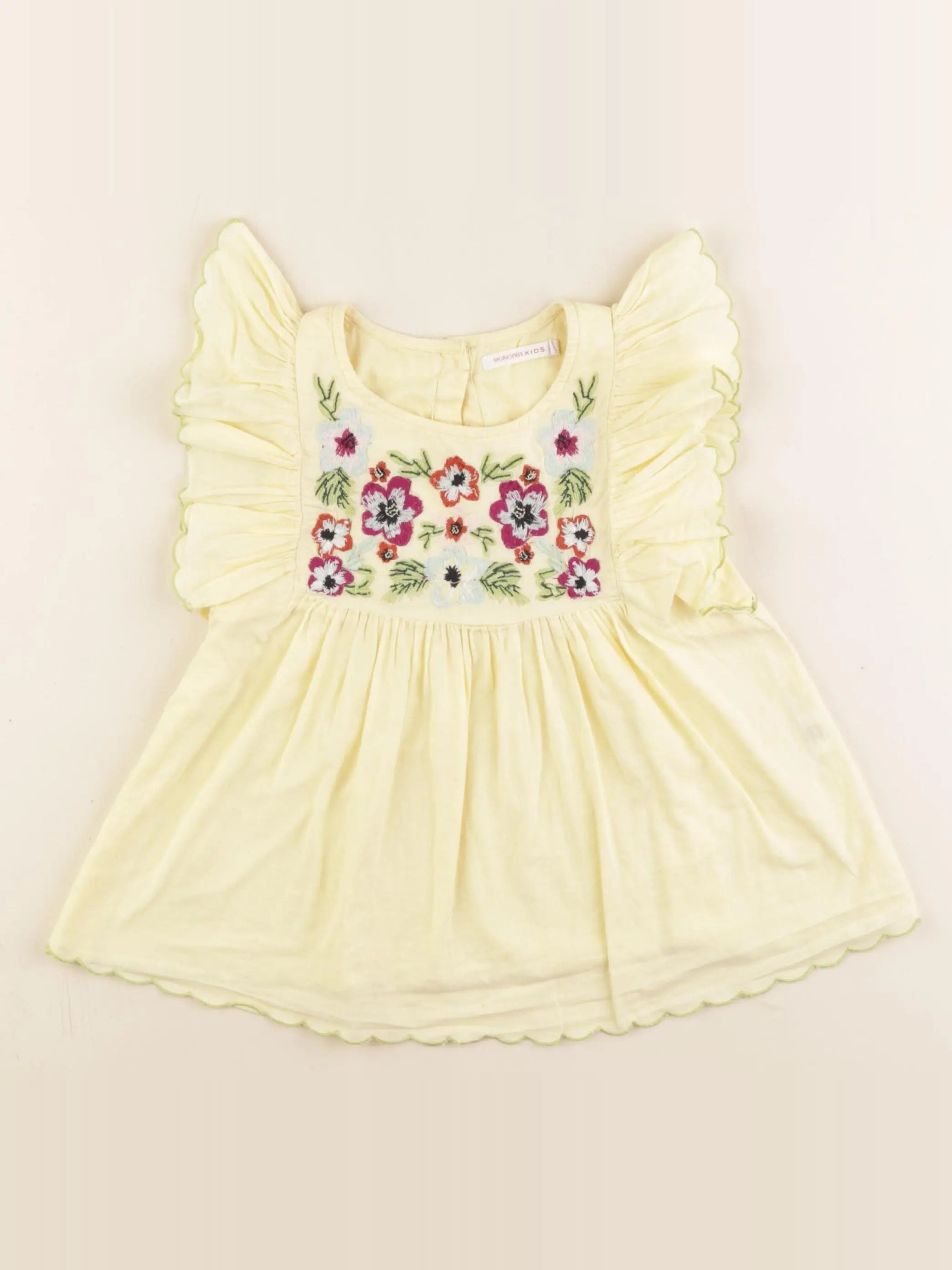 Monoprix - blouse jaune - 5 ans