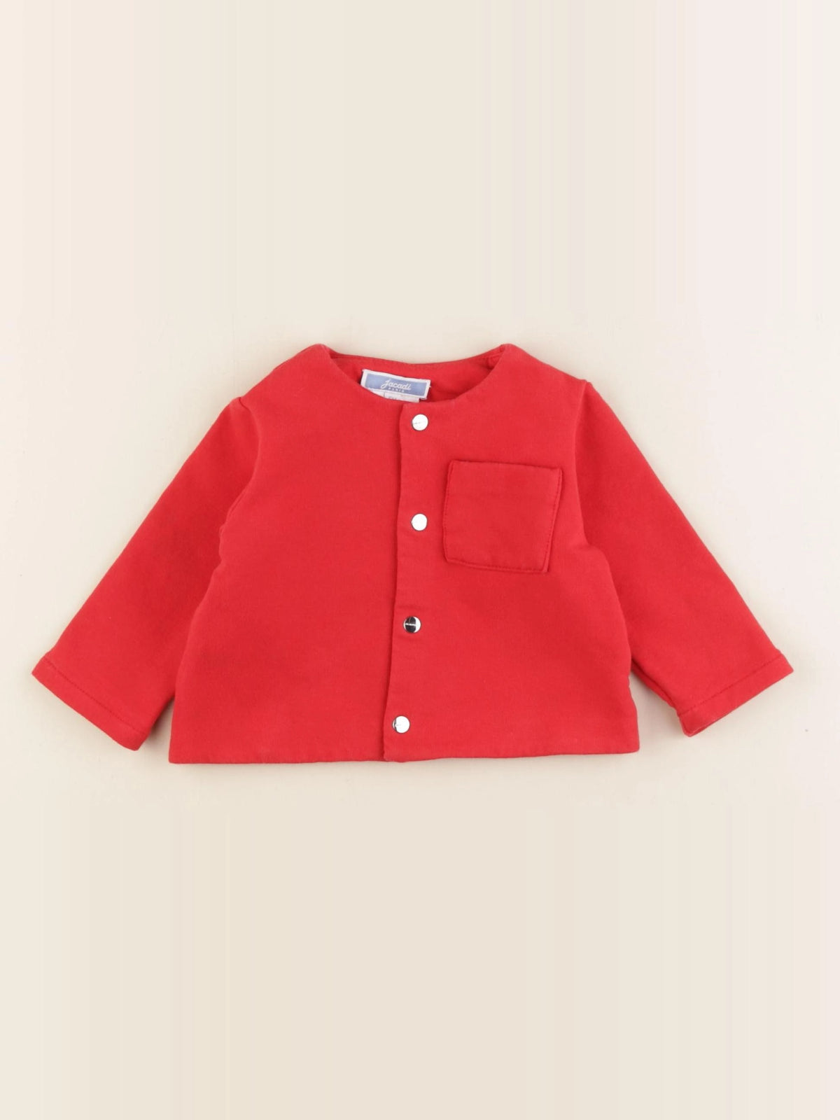 Jacadi - sweat rouge - 6 mois