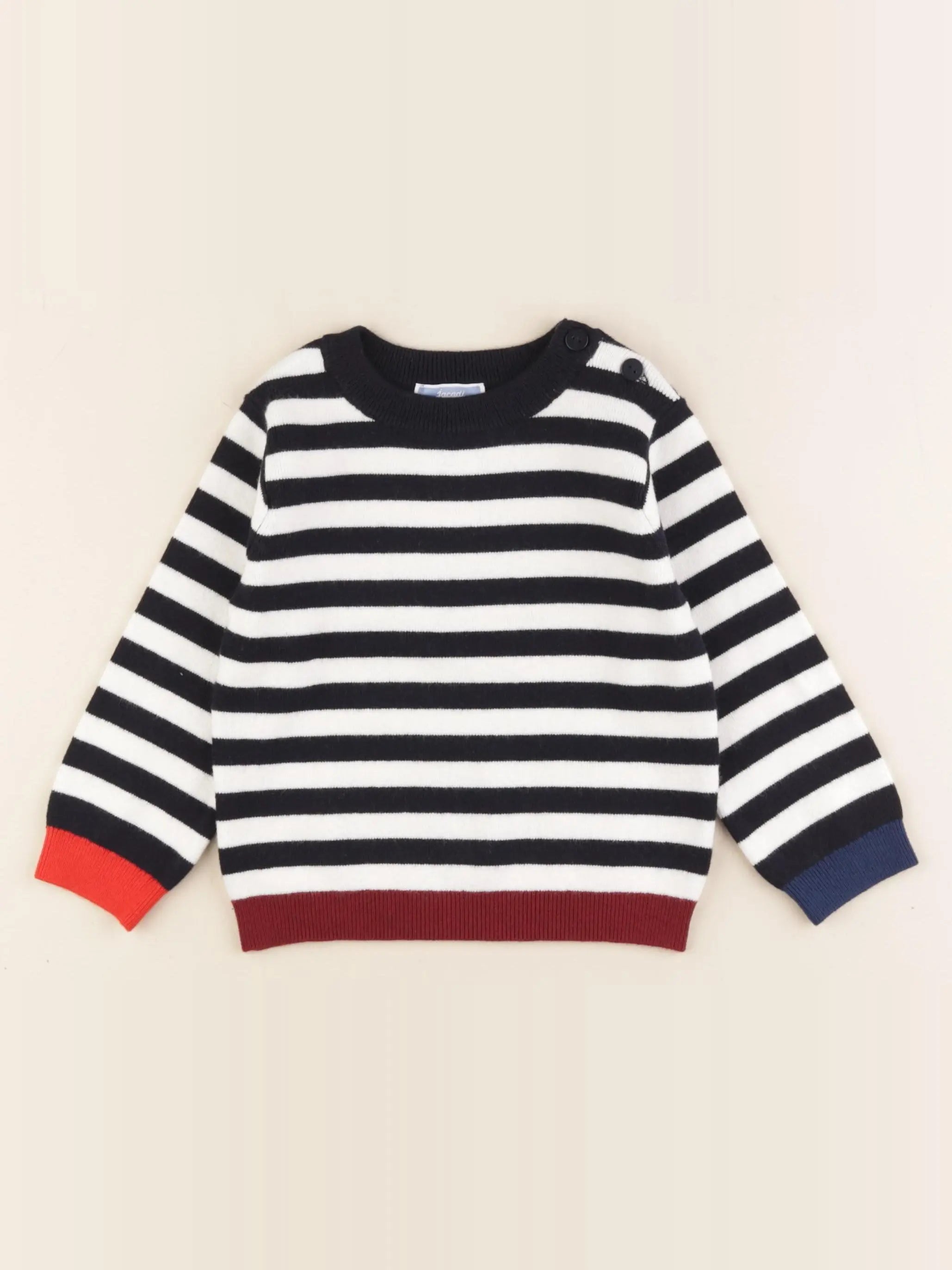 Jacadi - pull bleu - 24 mois