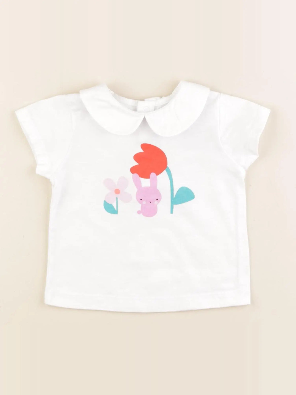 Jacadi - tee-shirt blanc - 12 mois