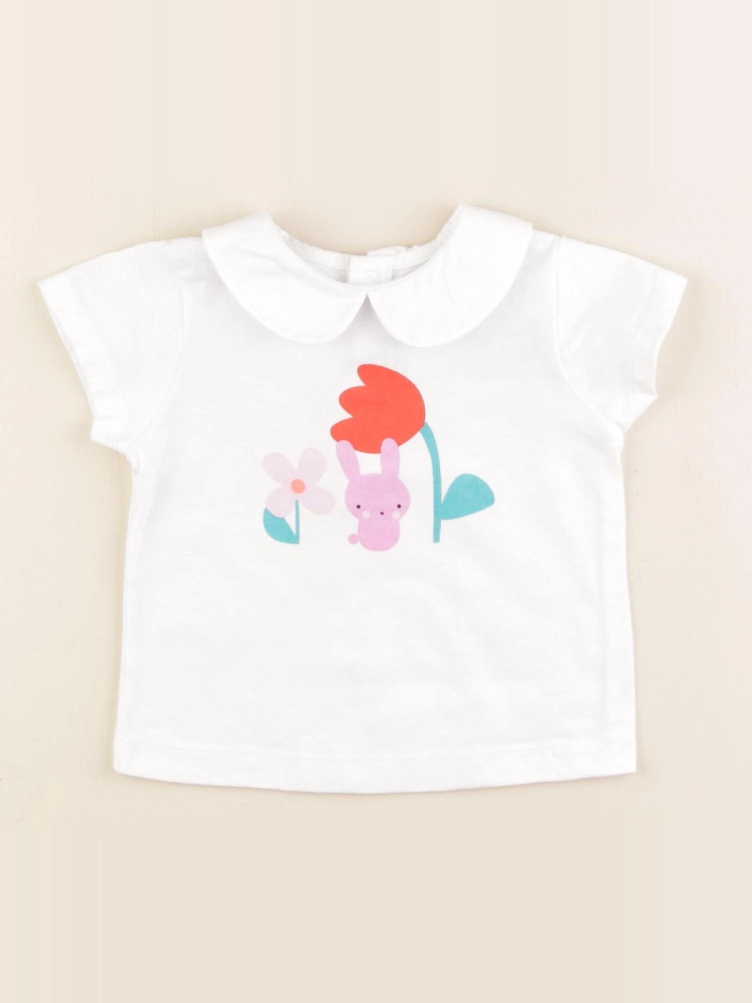 Jacadi - tee-shirt blanc - 12 mois