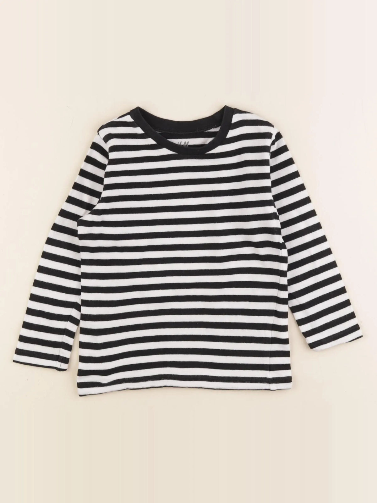 H&M - tee-shirt noir - 12/18 mois