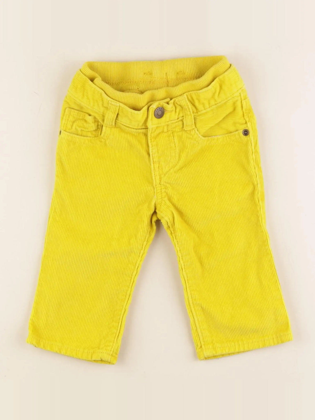 GAP - pantalon jaune - 6/12 mois