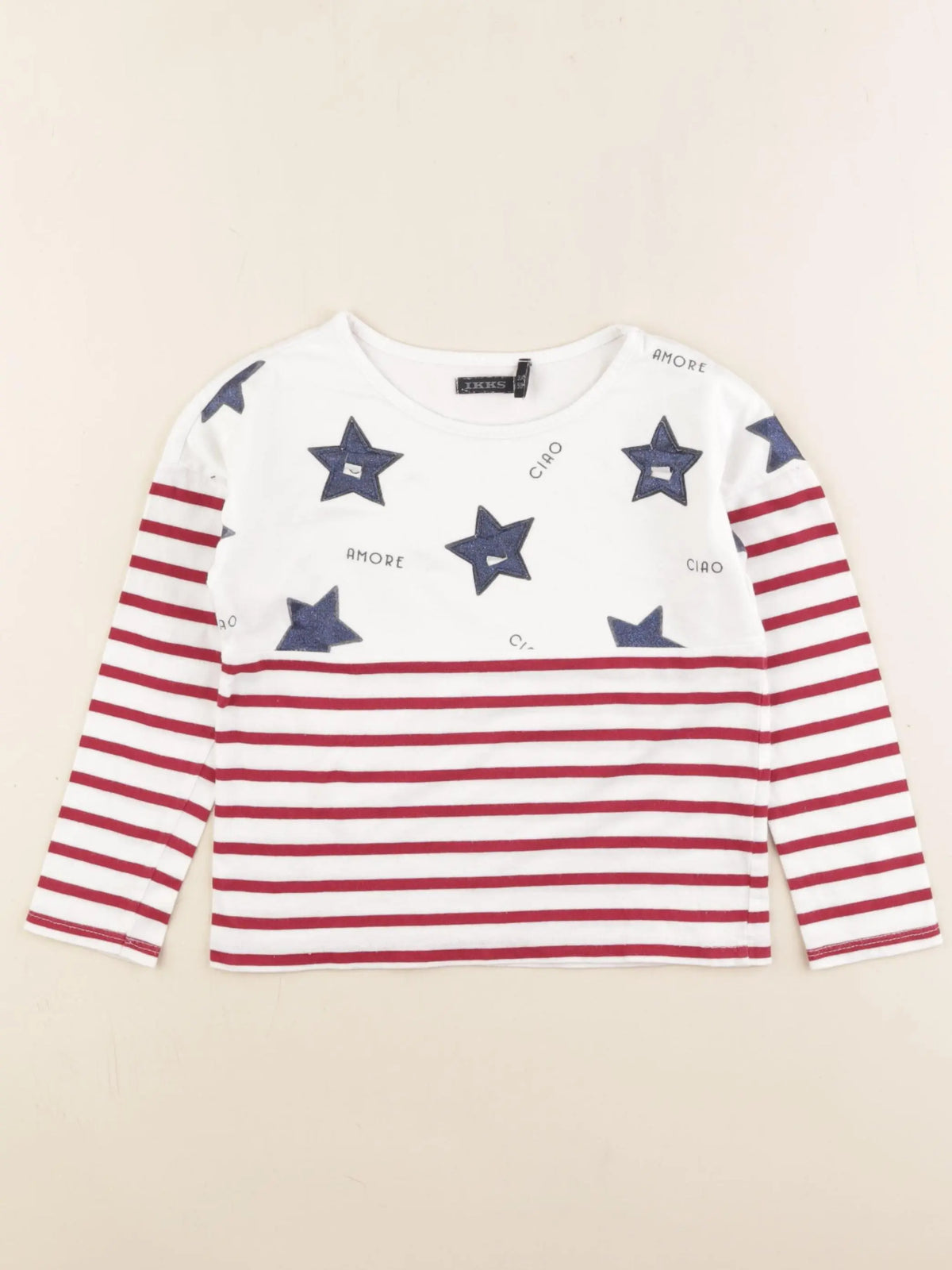 IKKS - tee-shirt blanc - 3 ans