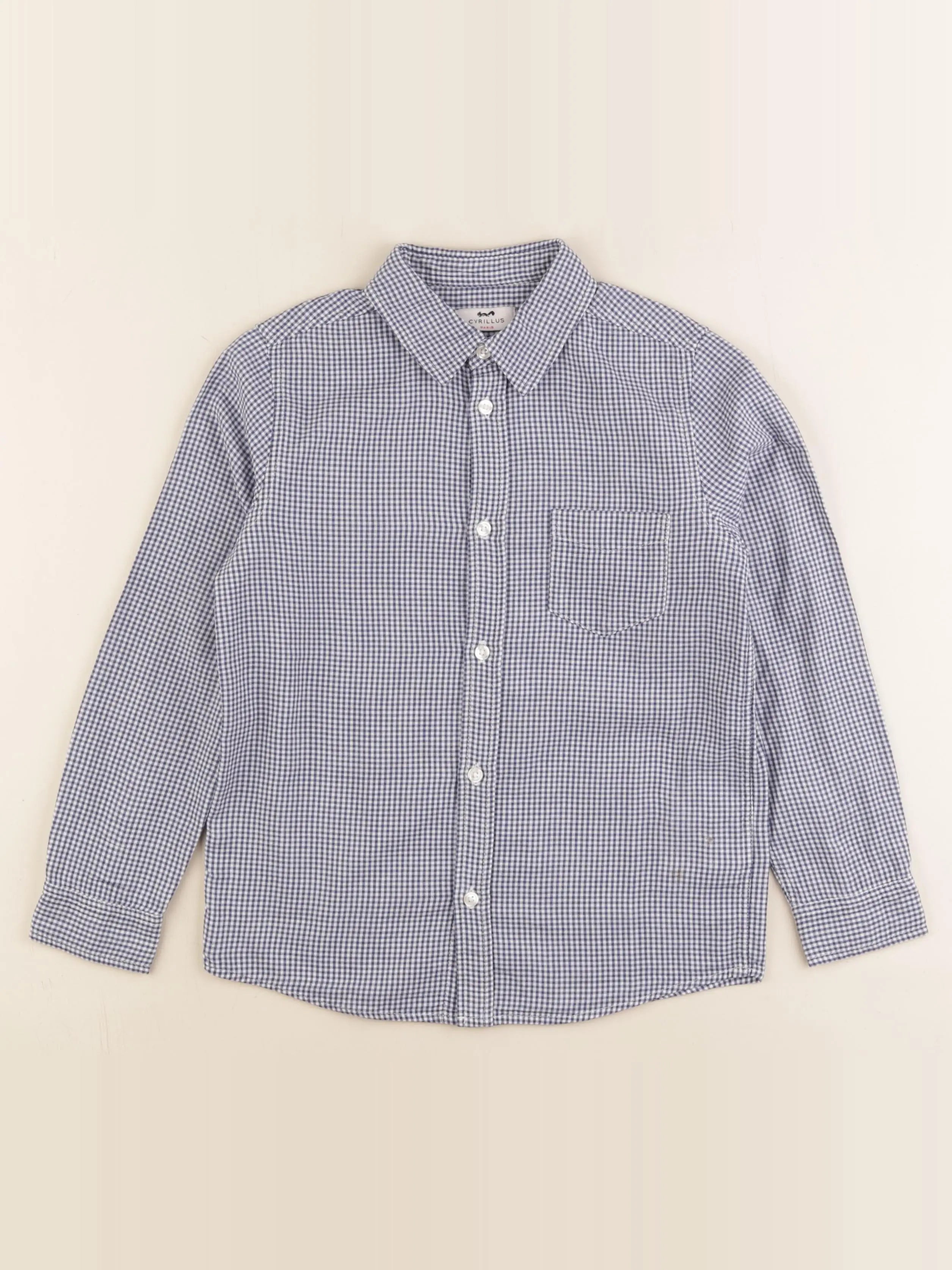 Cyrillus - chemise bleu - 8 ans