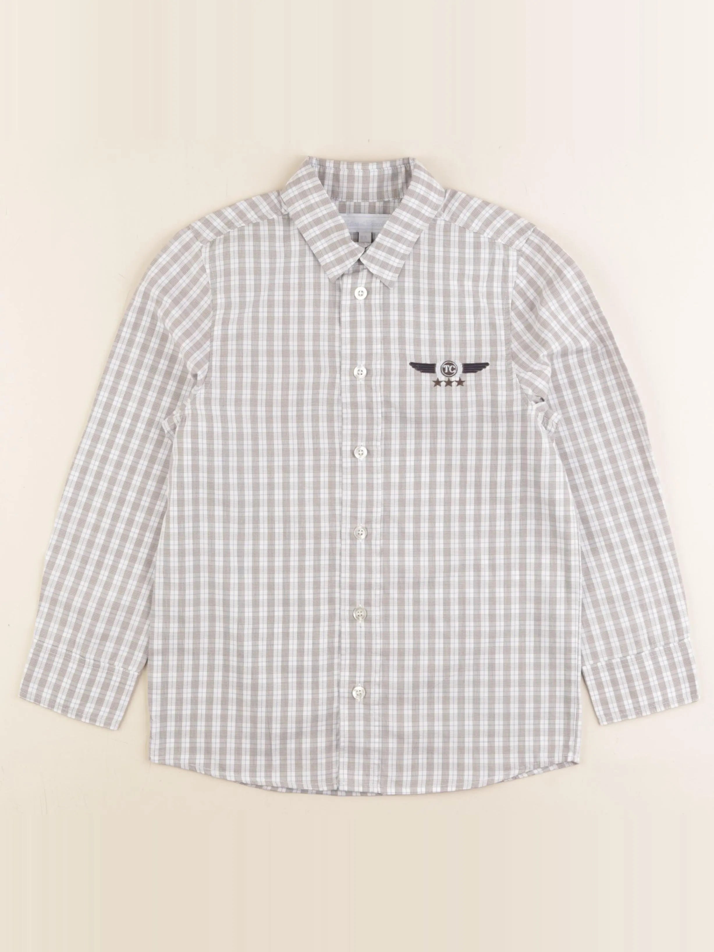 Tartine & Chocolat - chemise bleu - 8 ans