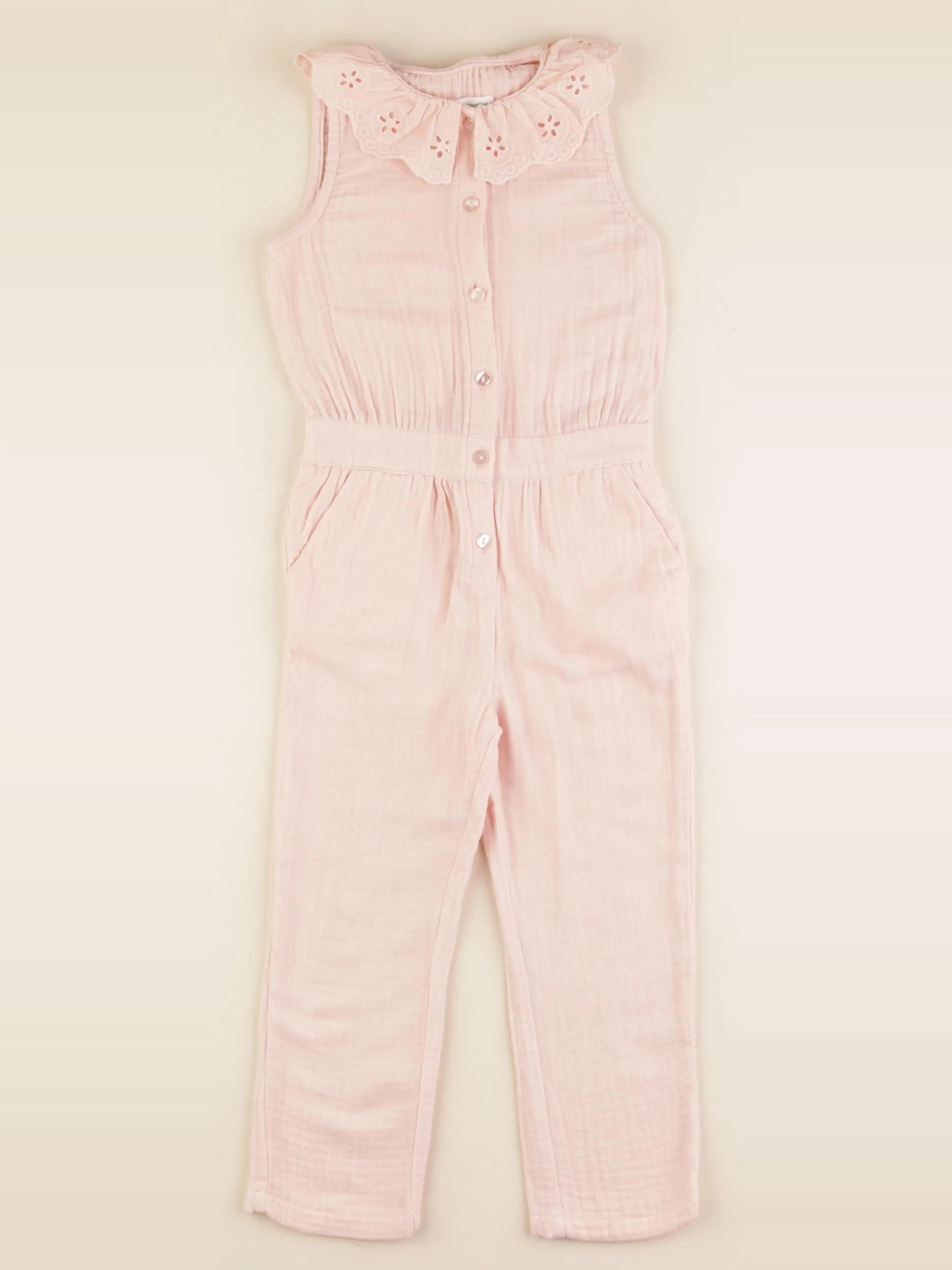 Vertbaudet - combinaison rose - 4 ans