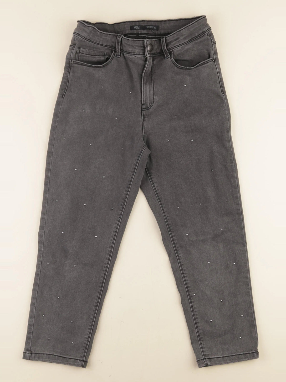 IKKS - jean gris - 10 ans