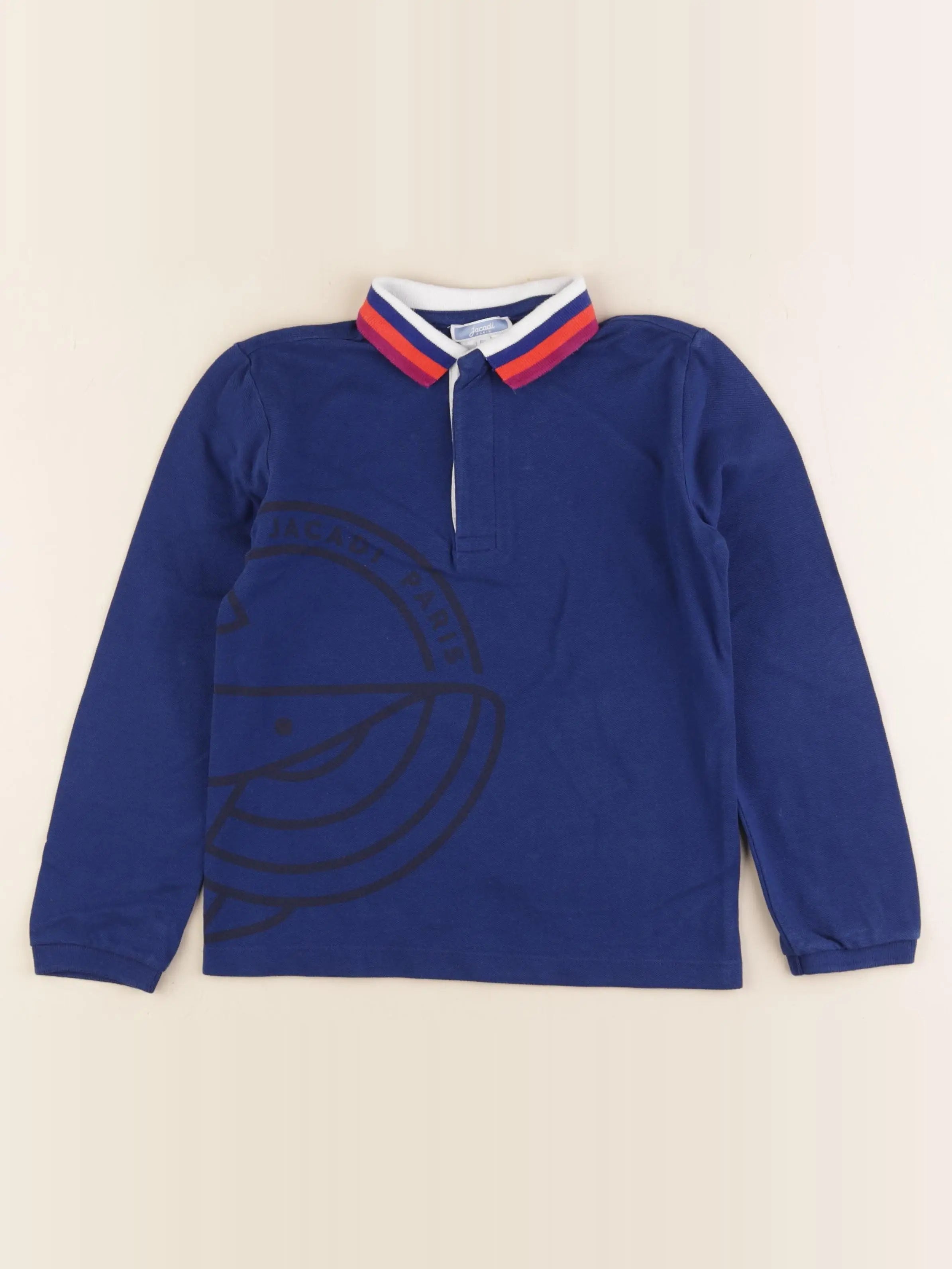 Jacadi - polo bleu - 6 ans