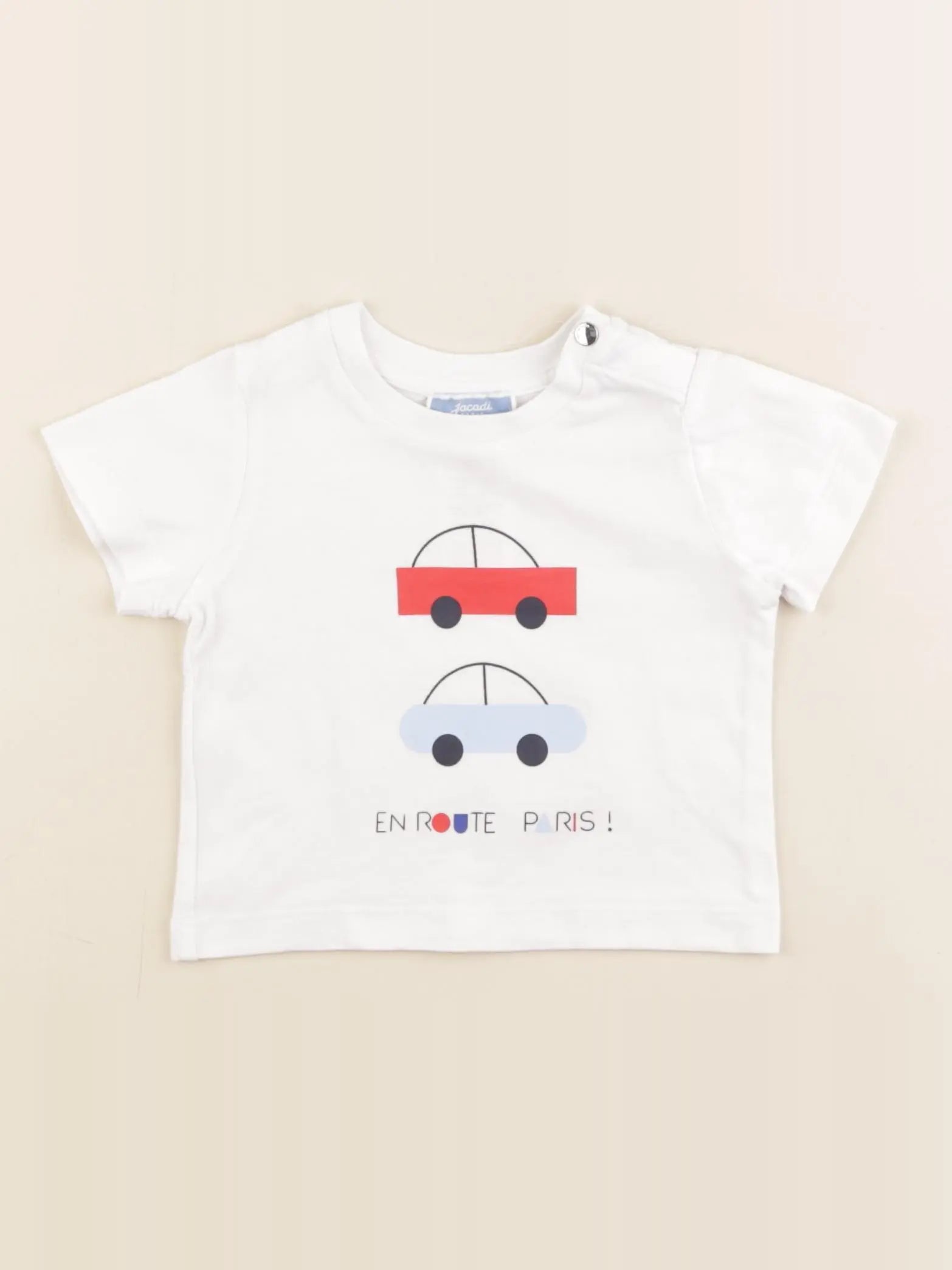 Jacadi - tee-shirt blanc - 6 mois