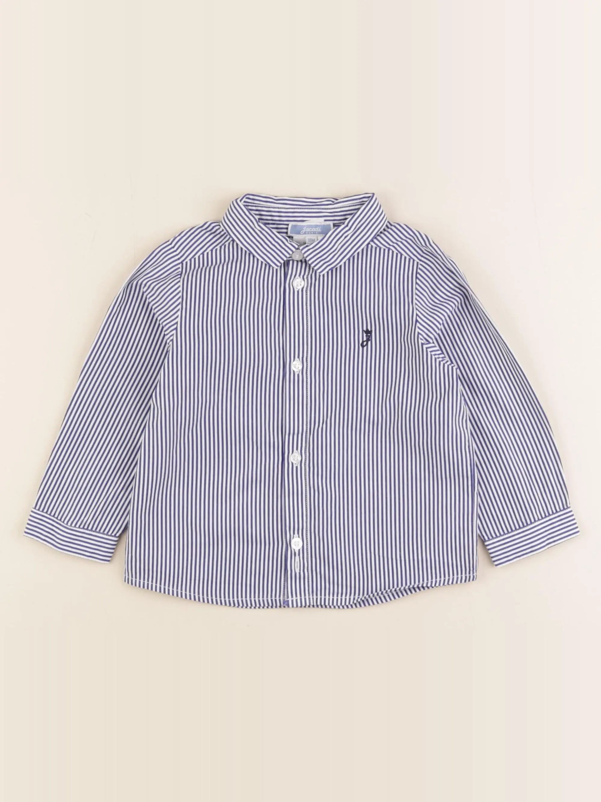 Jacadi - chemise bleu - 18 mois