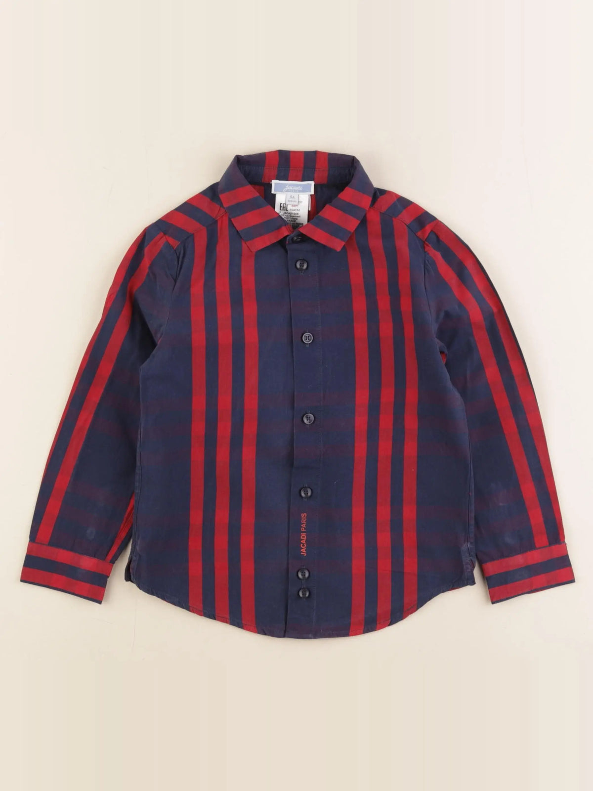 Jacadi - chemise bleu - 4 ans