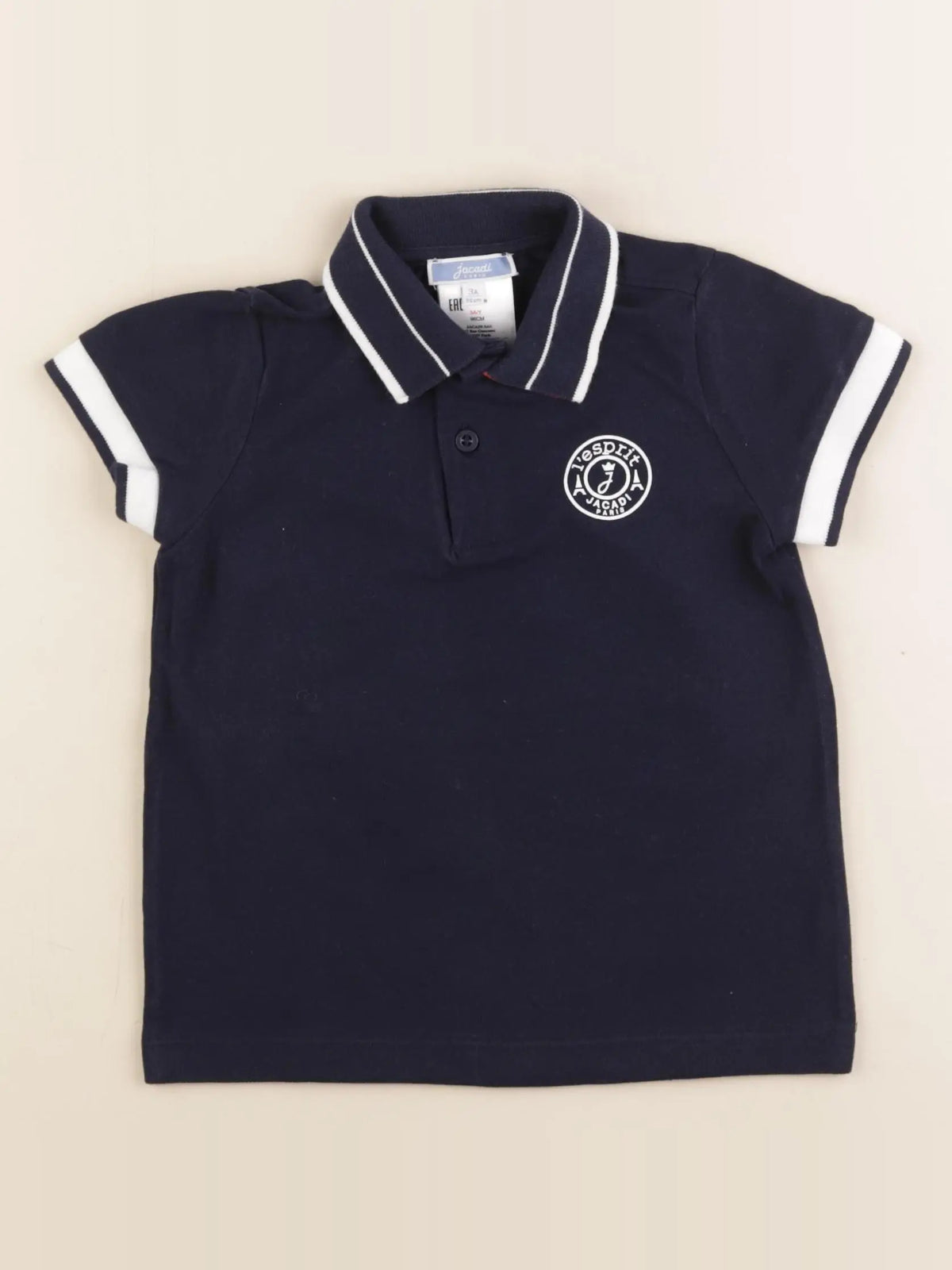 Jacadi - polo bleu - 3 ans