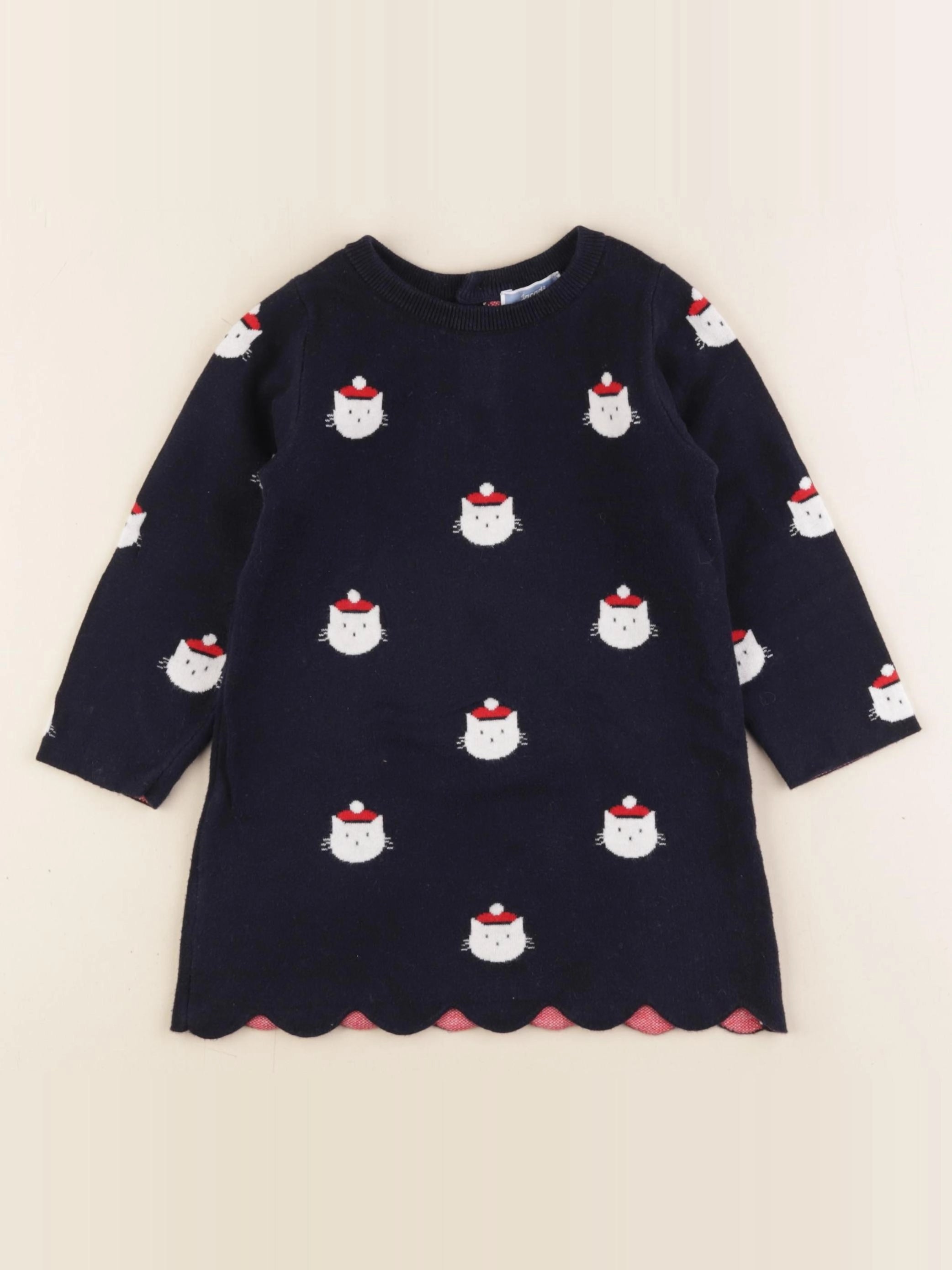 Jacadi - robe bleu - 24 mois