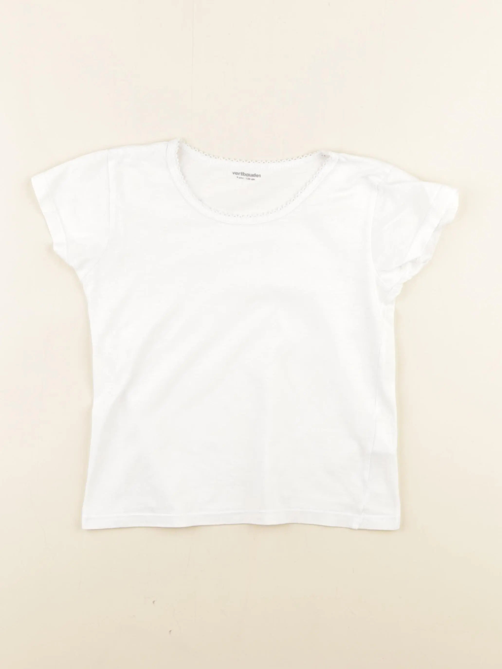 Vertbaudet - maillot de corps blanc - 8 ans