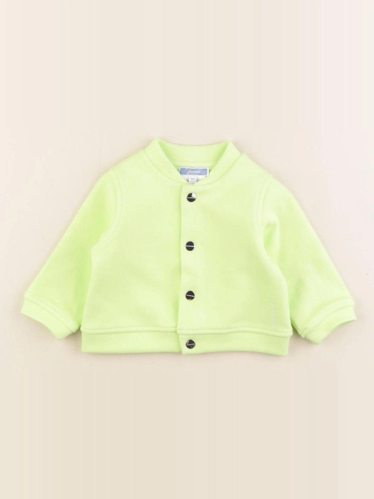Jacadi - sweat vert - 6 mois