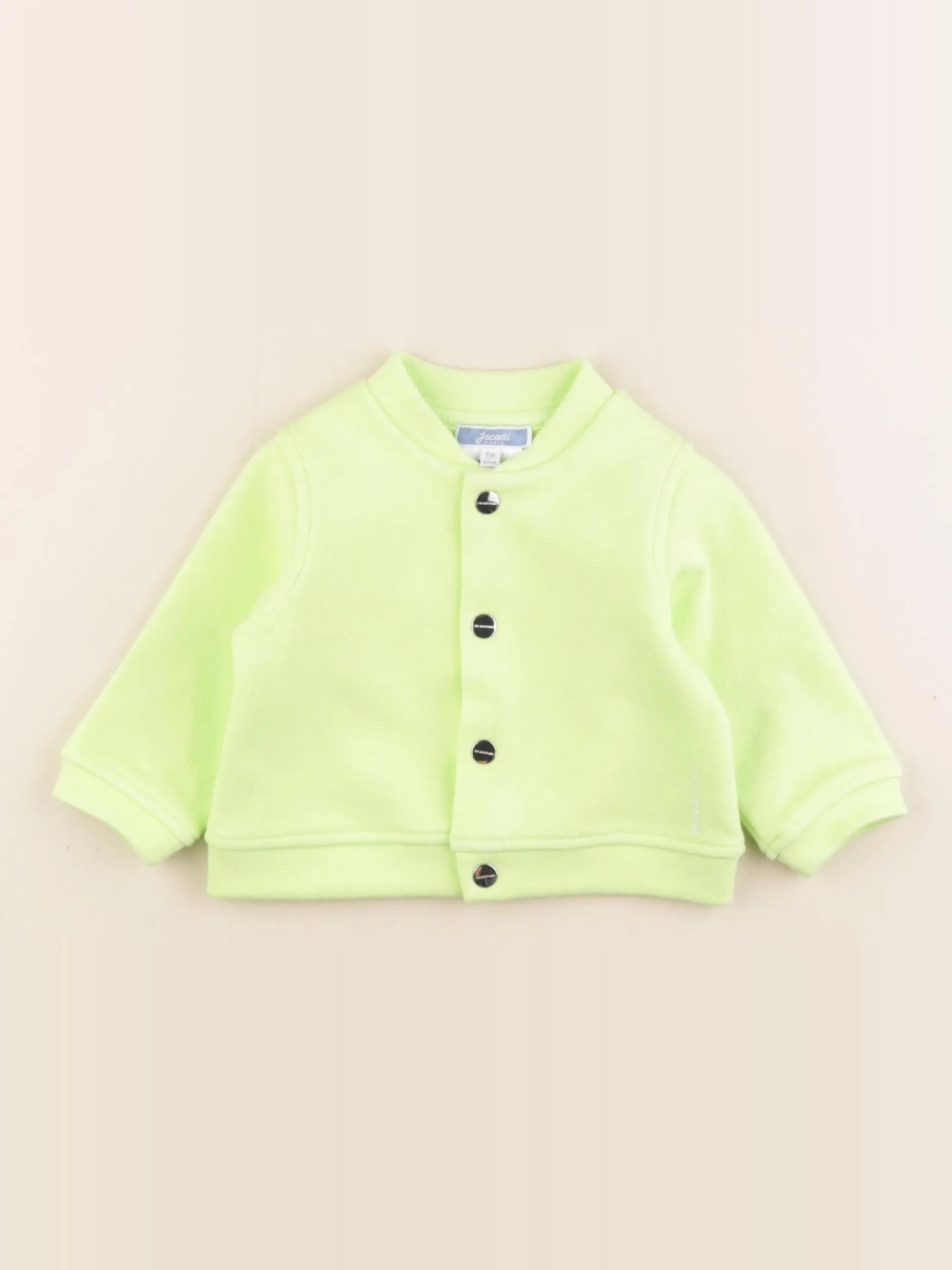 Jacadi - sweat vert - 6 mois