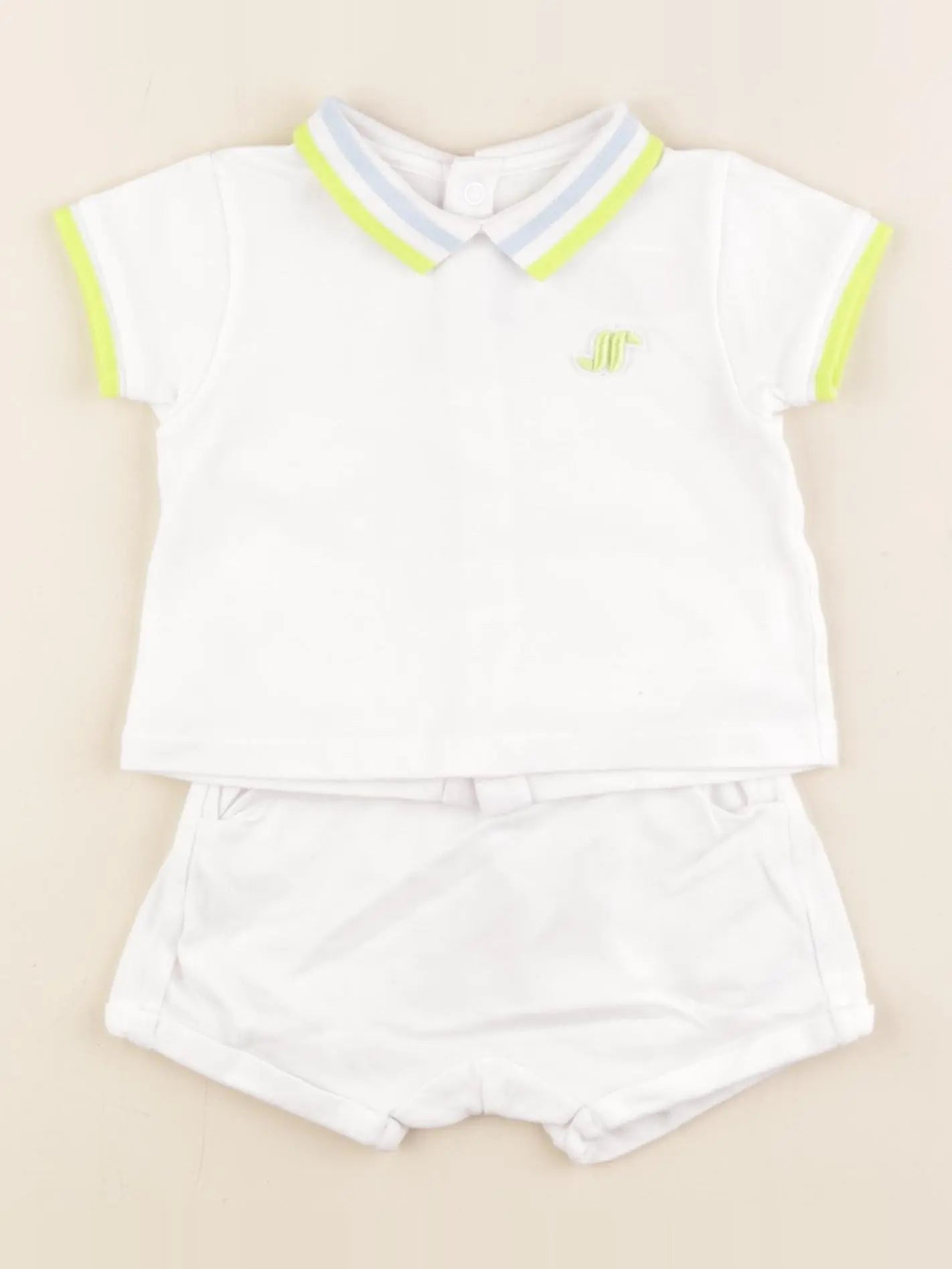 Jacadi - ensemble blanc - 6 mois