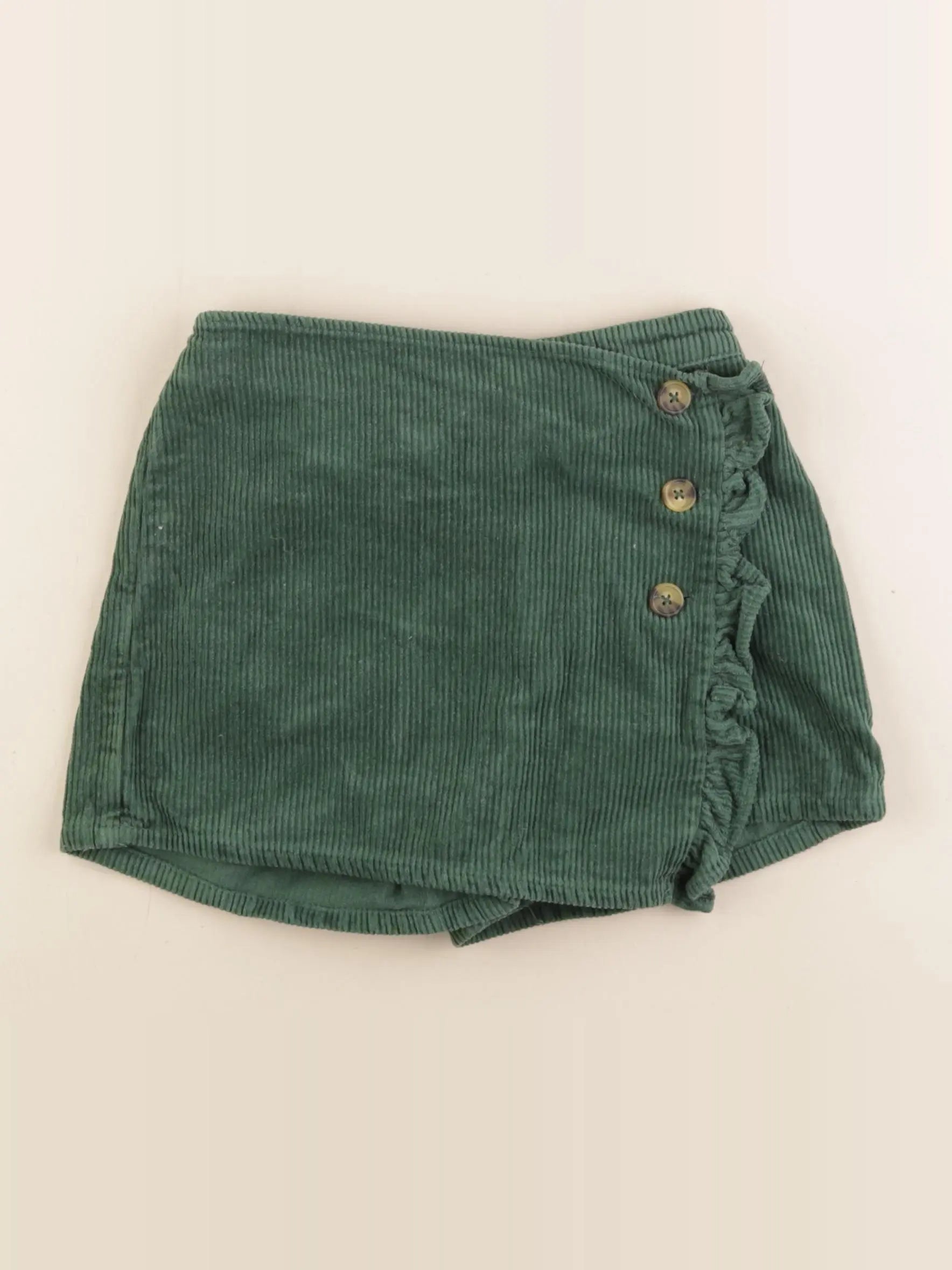 Vertbaudet - jupe short vert - 7 ans