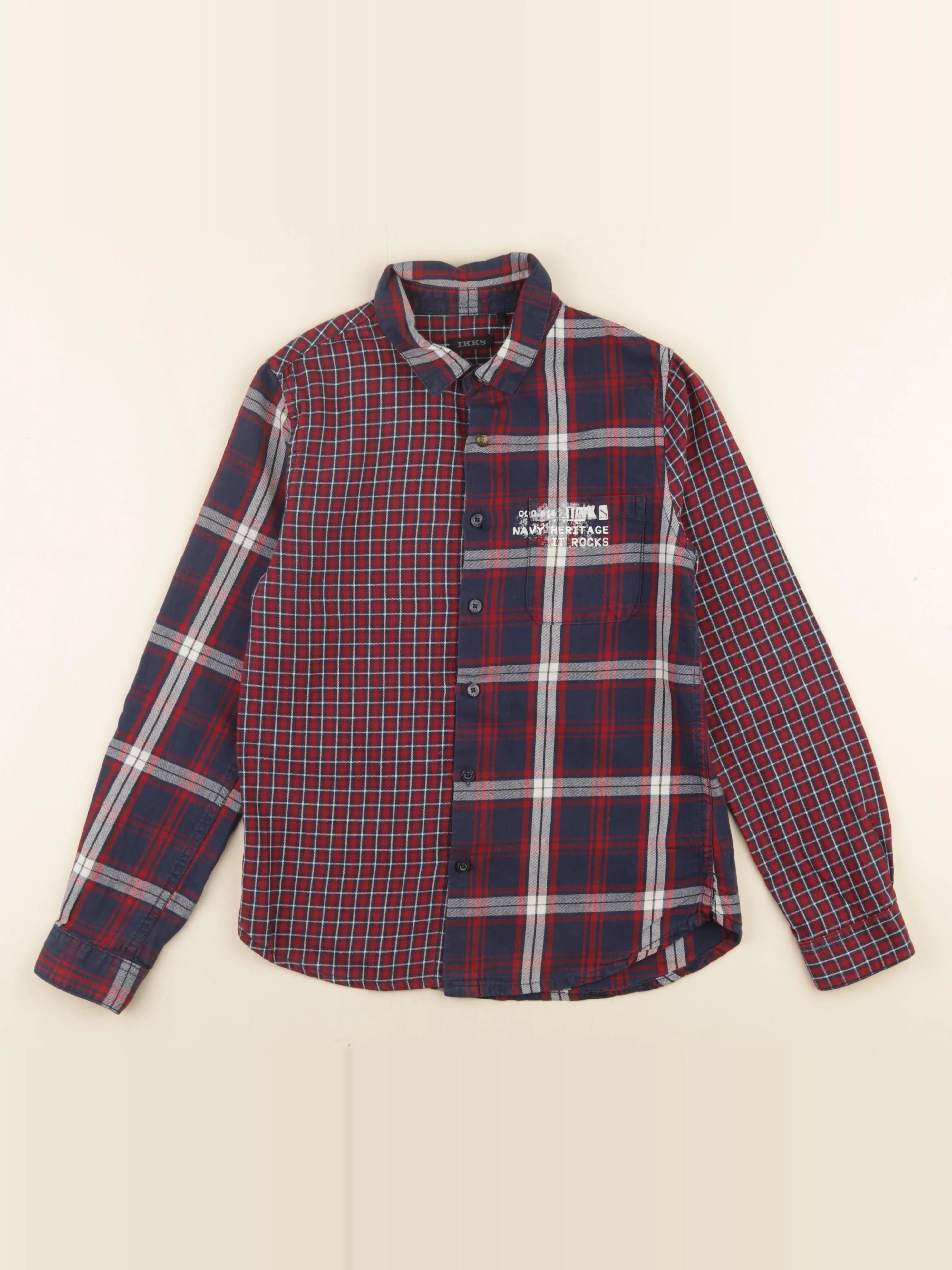 IKKS - chemise rouge - 10 ans
