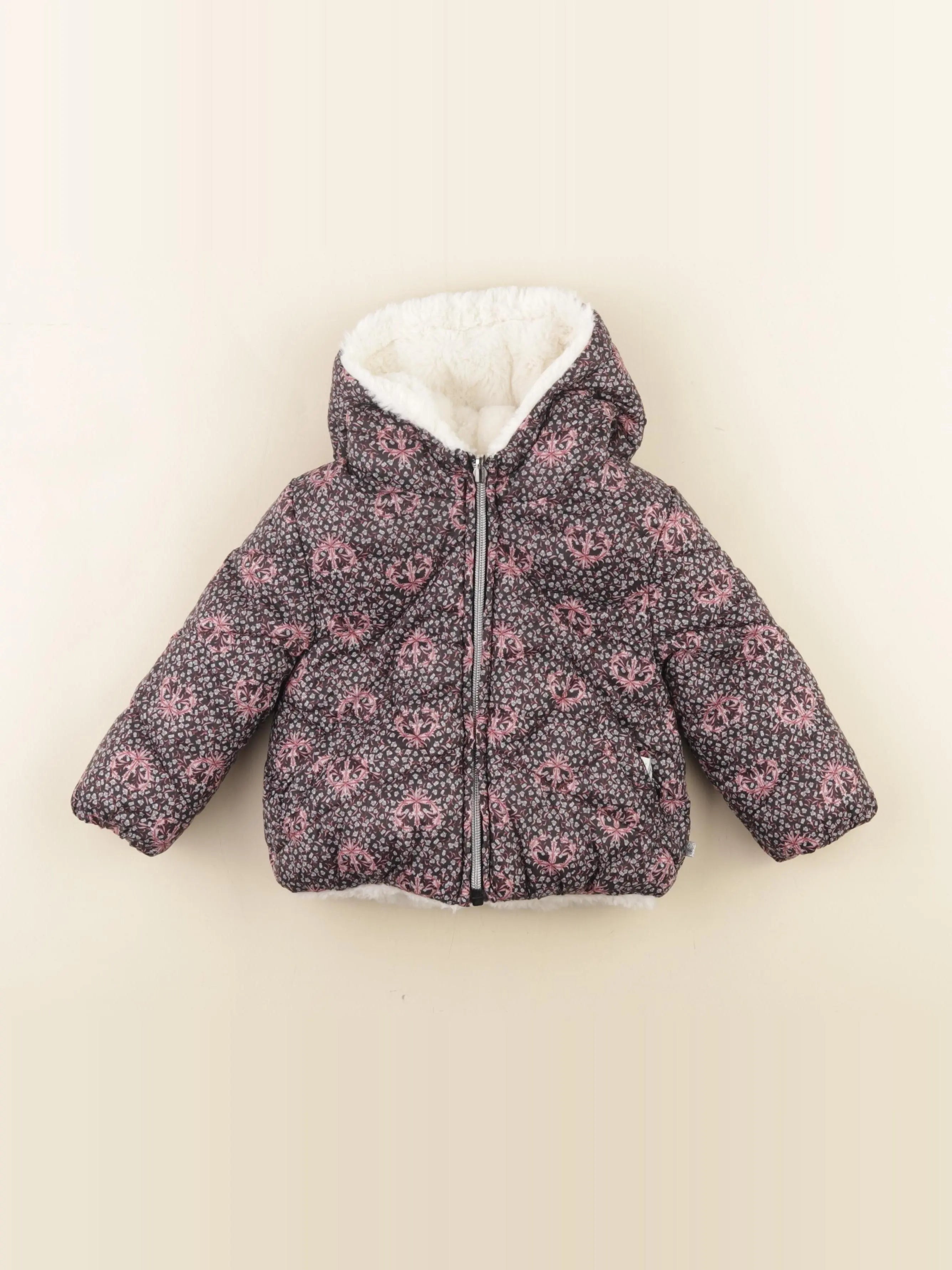 IKKS - veste réversible blanc - 18 mois