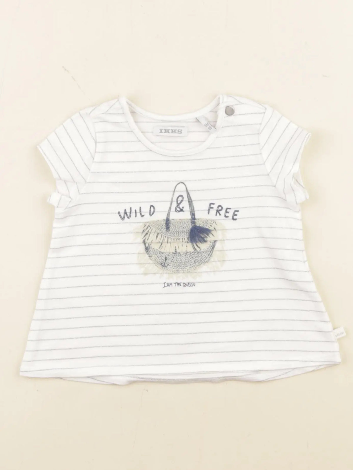IKKS - débardeur blanc - 6 mois