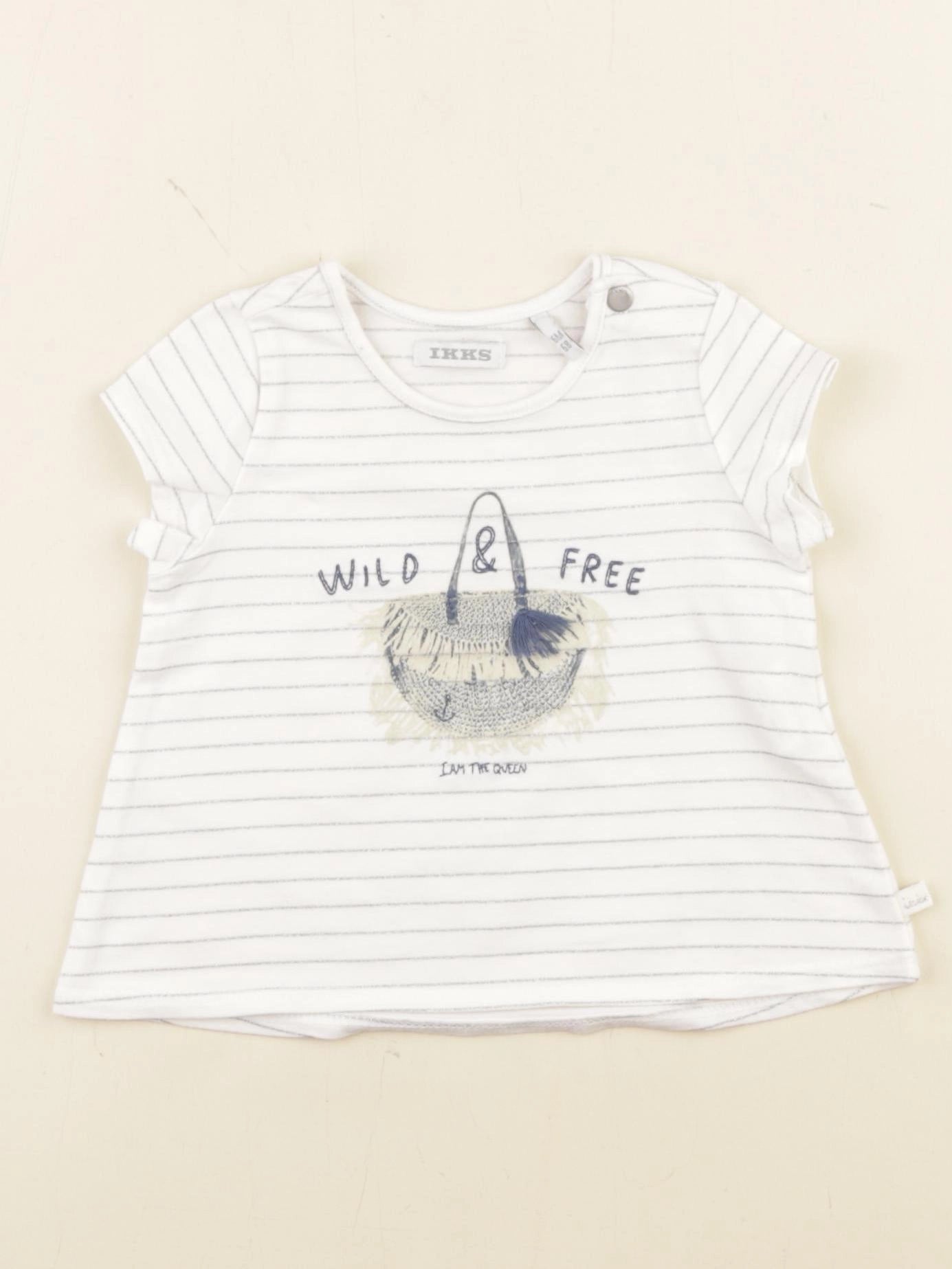 IKKS - débardeur blanc - 6 mois