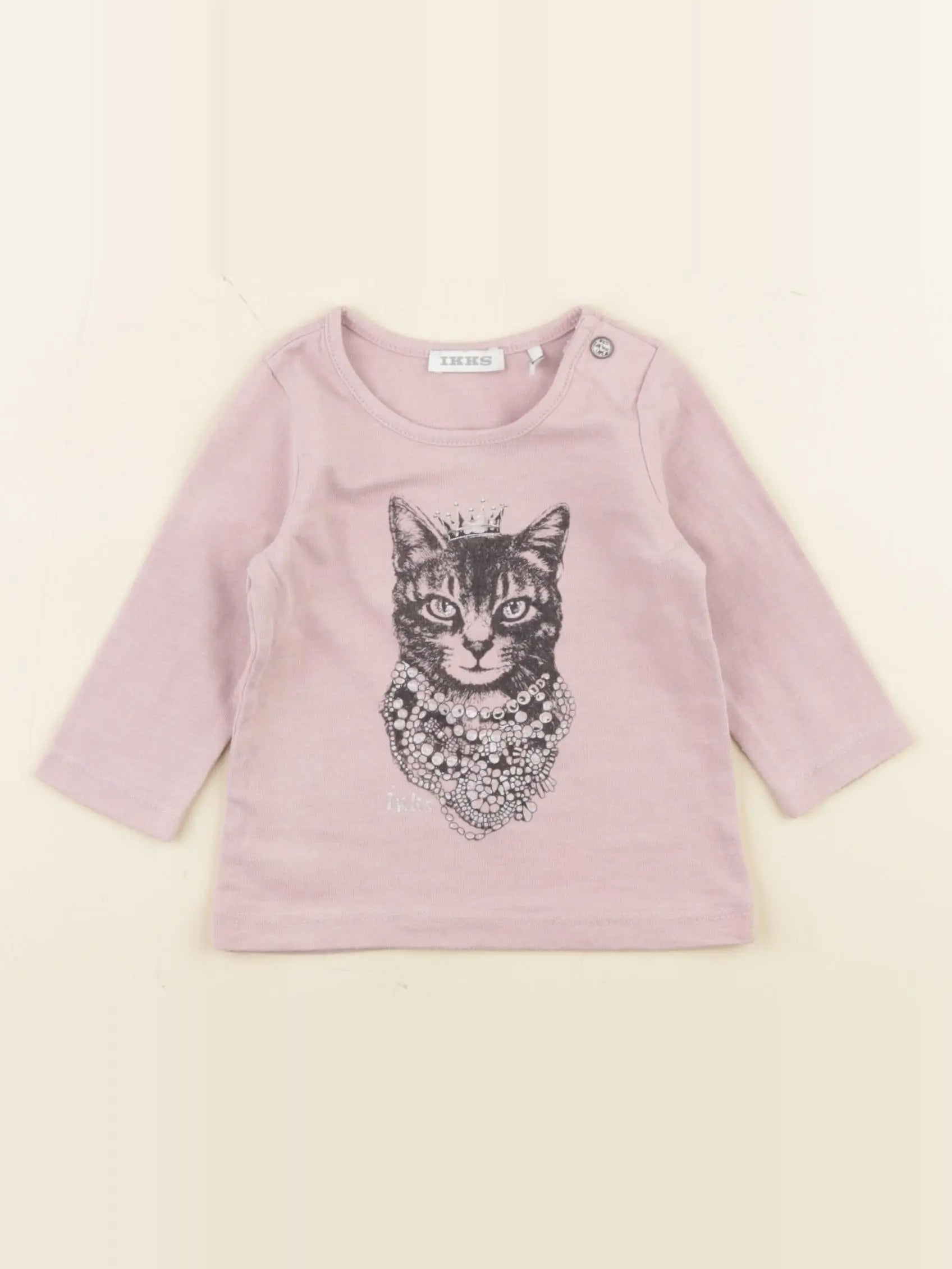 IKKS - tee-shirt rose - 3 mois