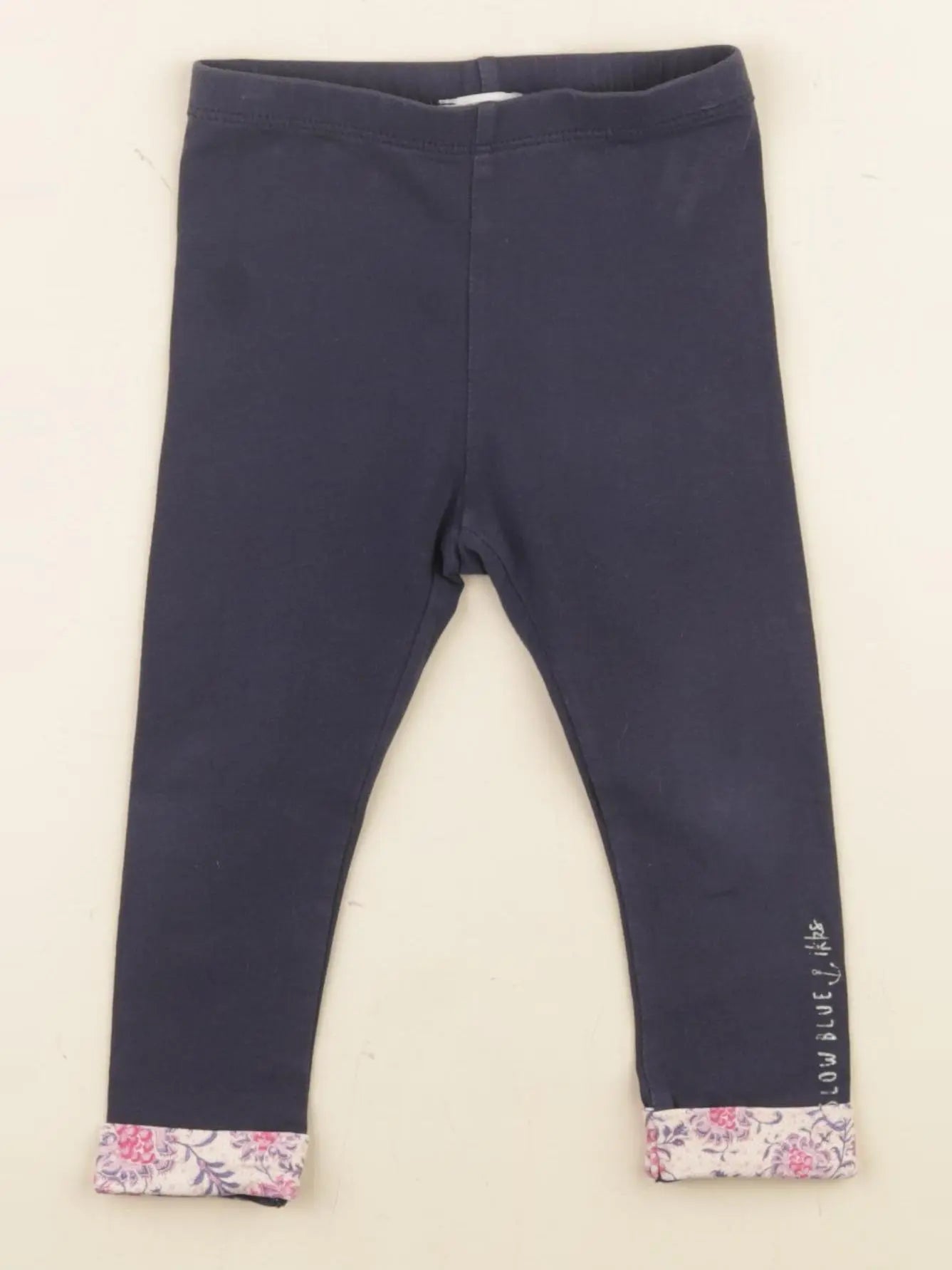 IKKS - legging bleu - 12 mois