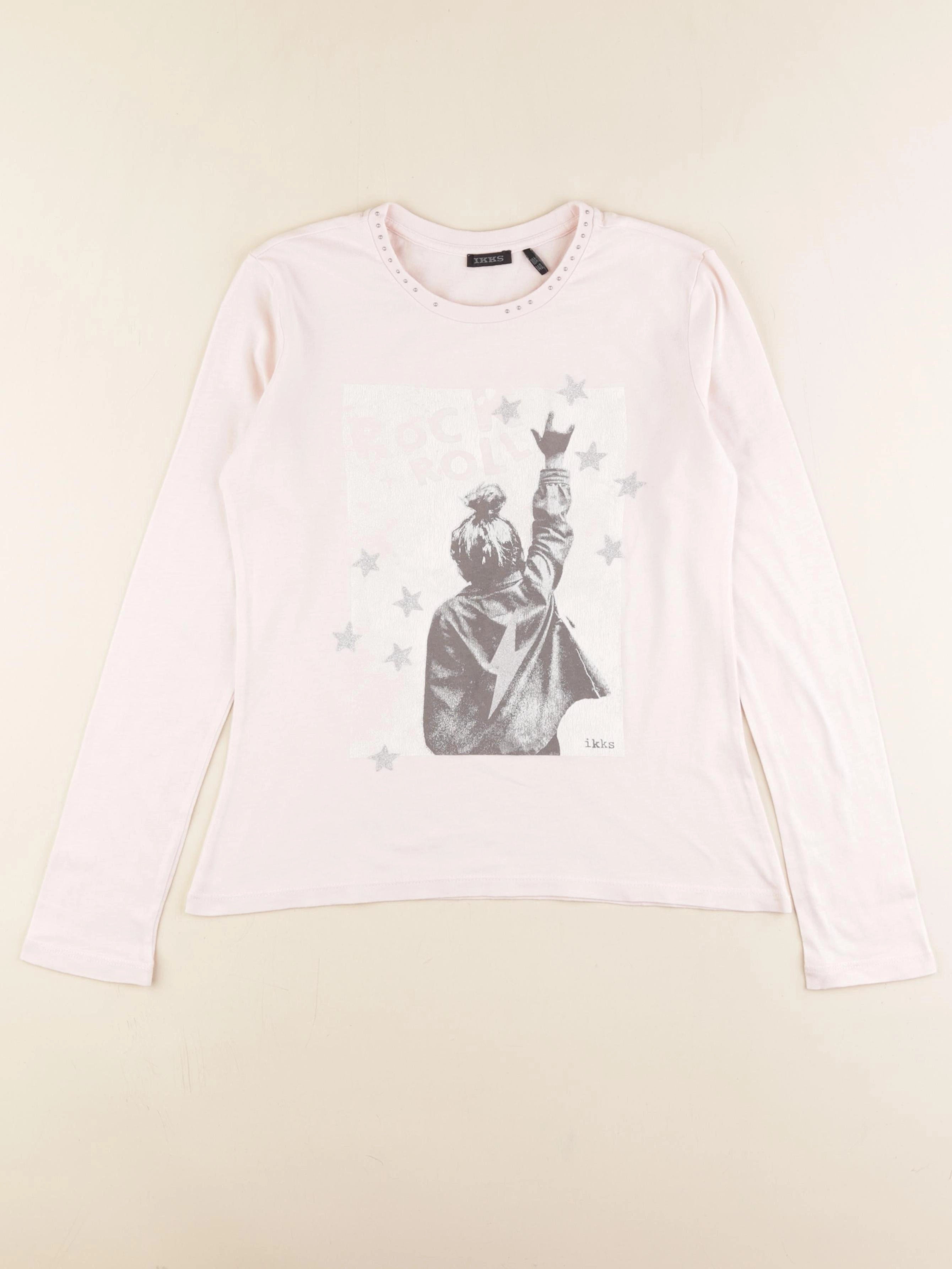 IKKS - tee-shirt rose - 12 ans