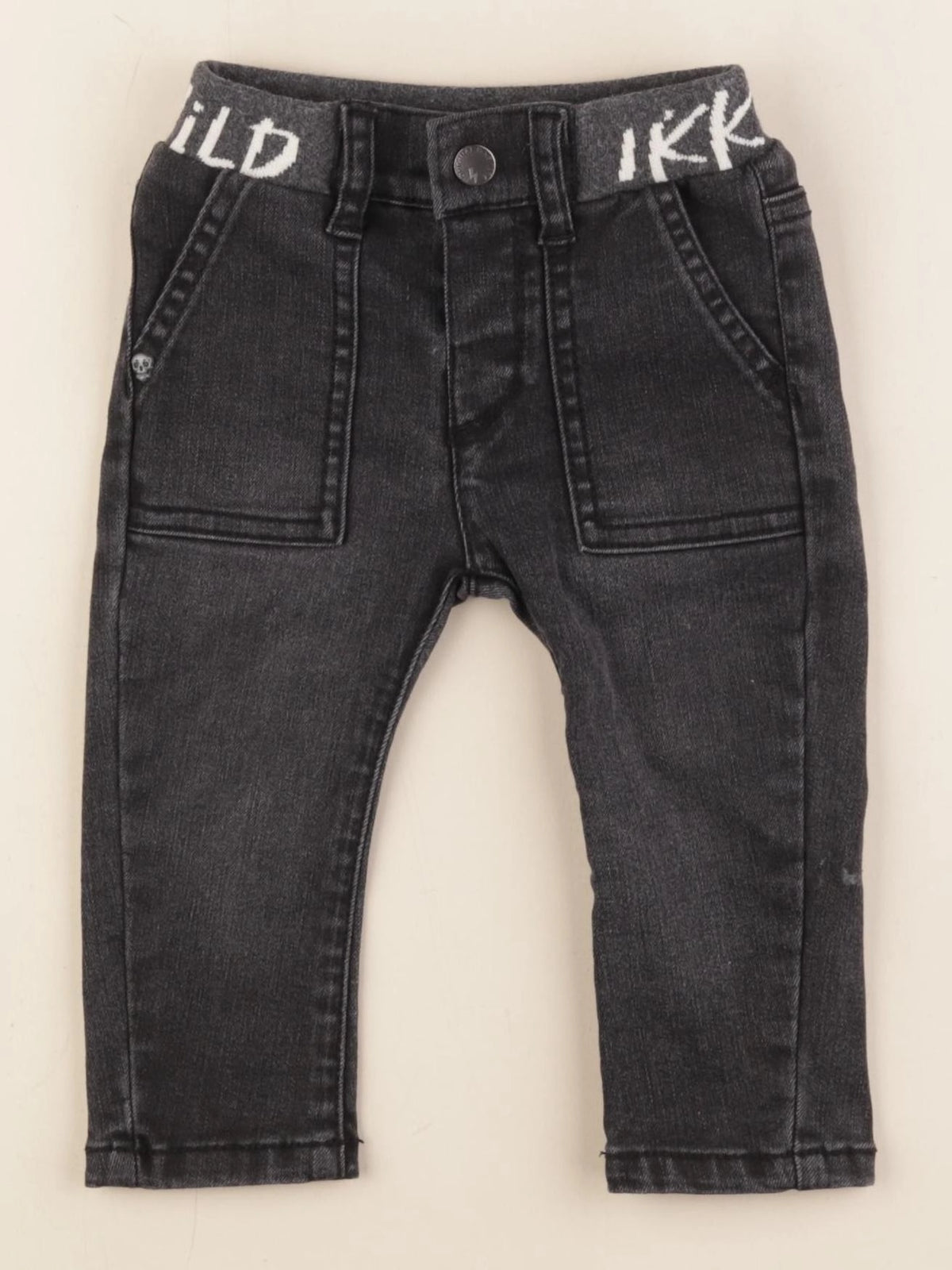 IKKS - jean noir - 12 mois