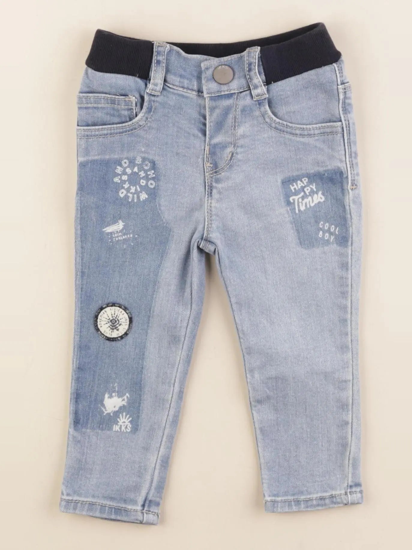 IKKS - jean bleu - 12 mois