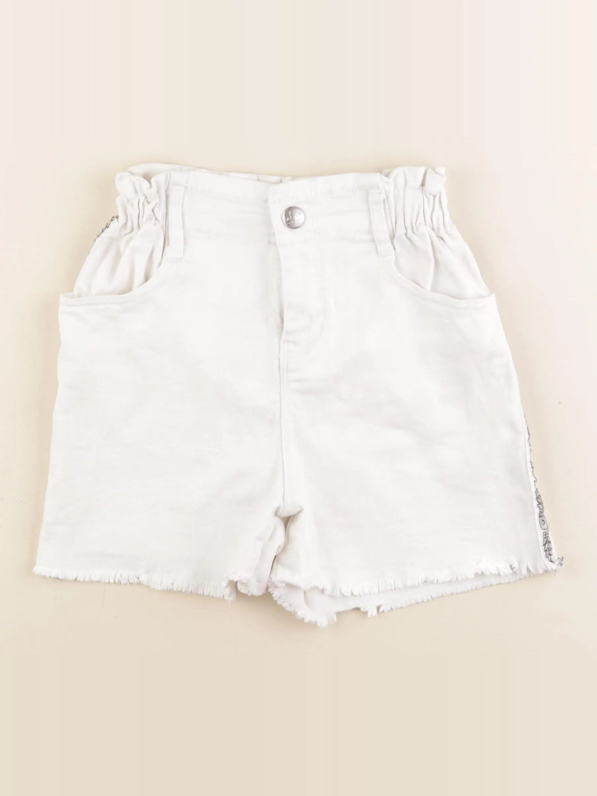 IKKS - short blanc - 8 ans