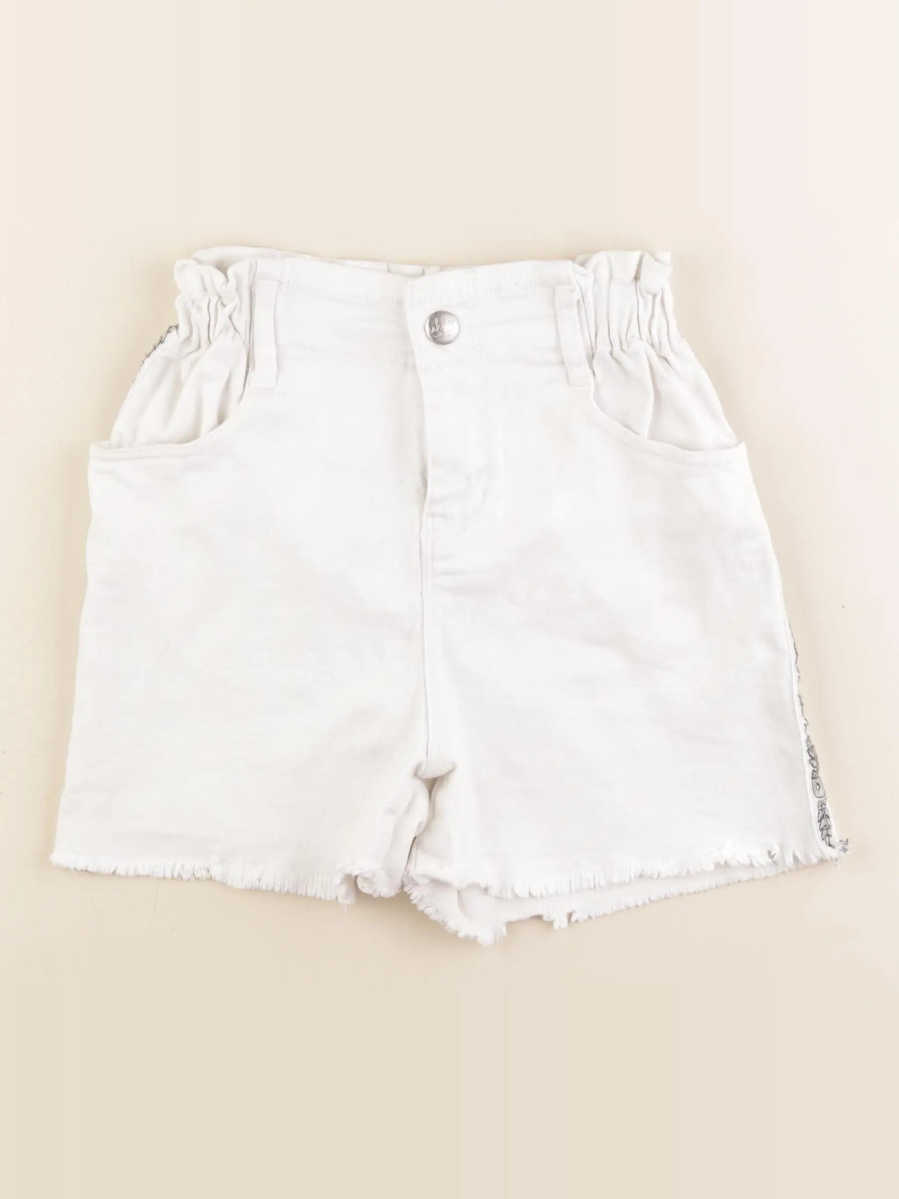 IKKS - short blanc - 8 ans