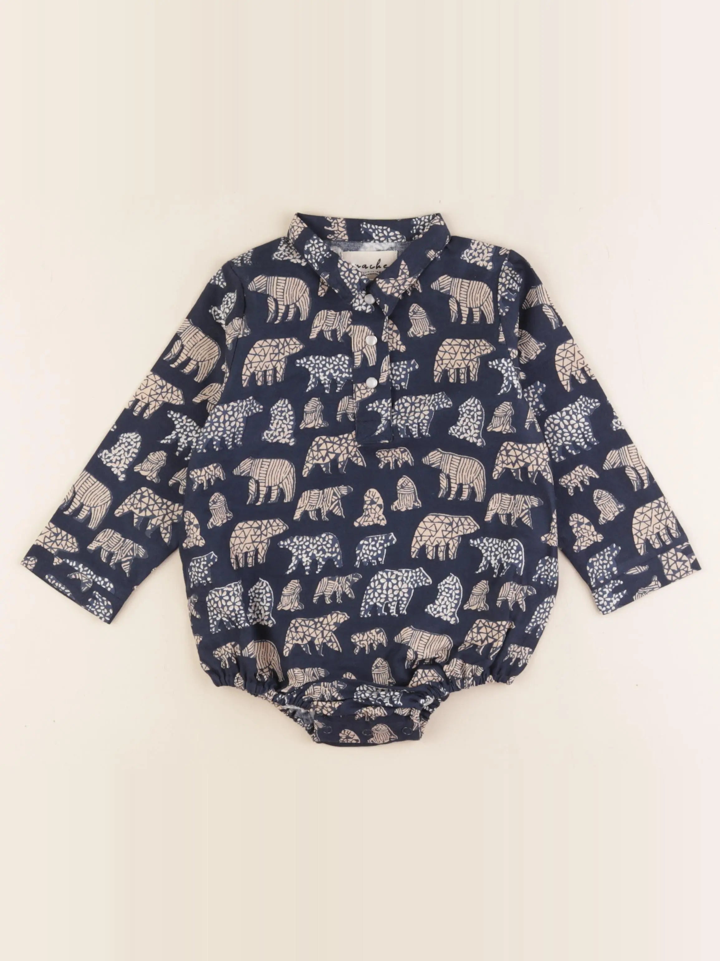 Apaches Collections - combinaison bleu - 12 mois