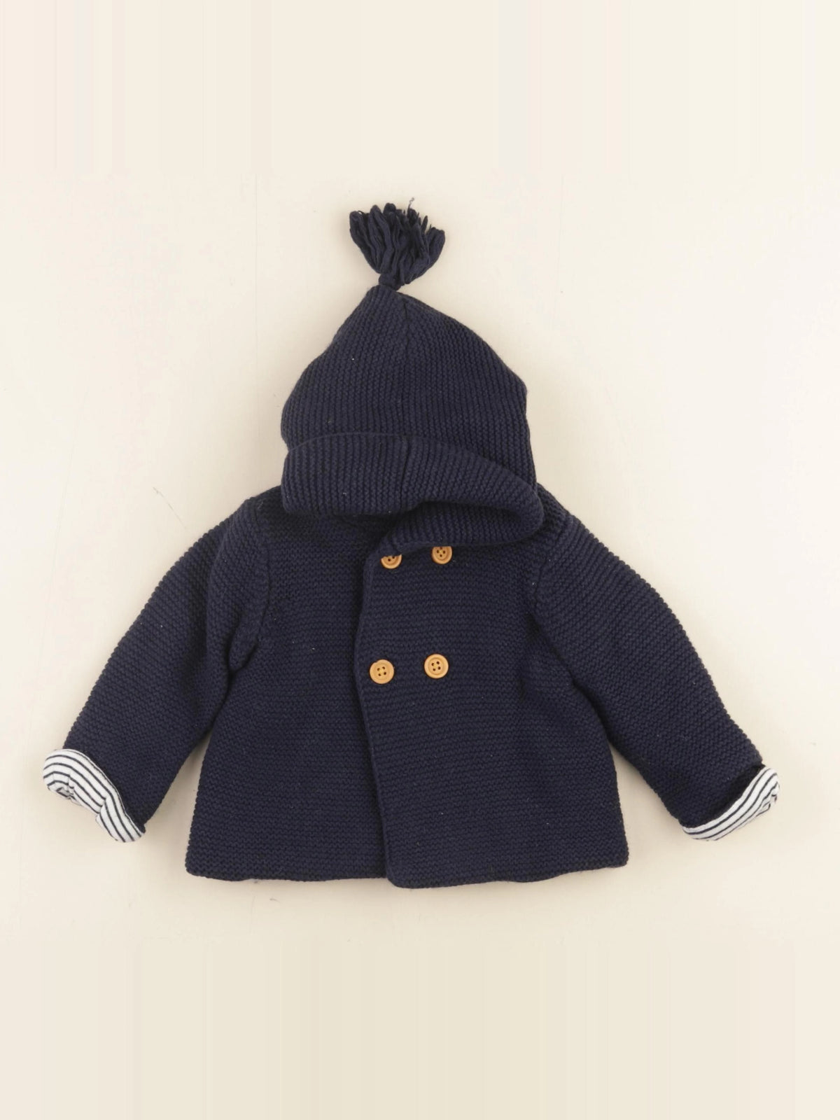 Cyrillus - gilet bleu - 3 mois