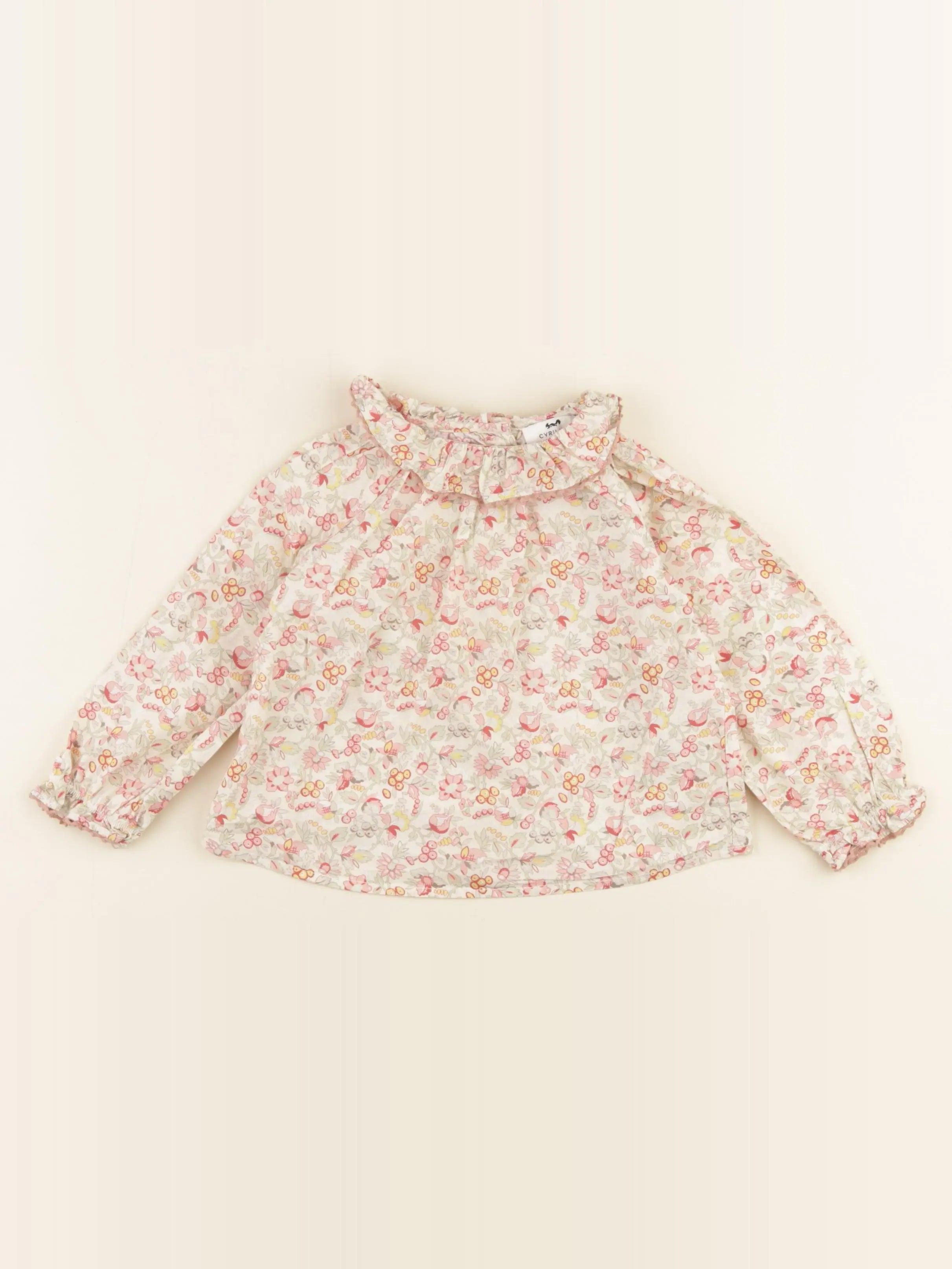 Cyrillus - blouse multicolore - 18 mois