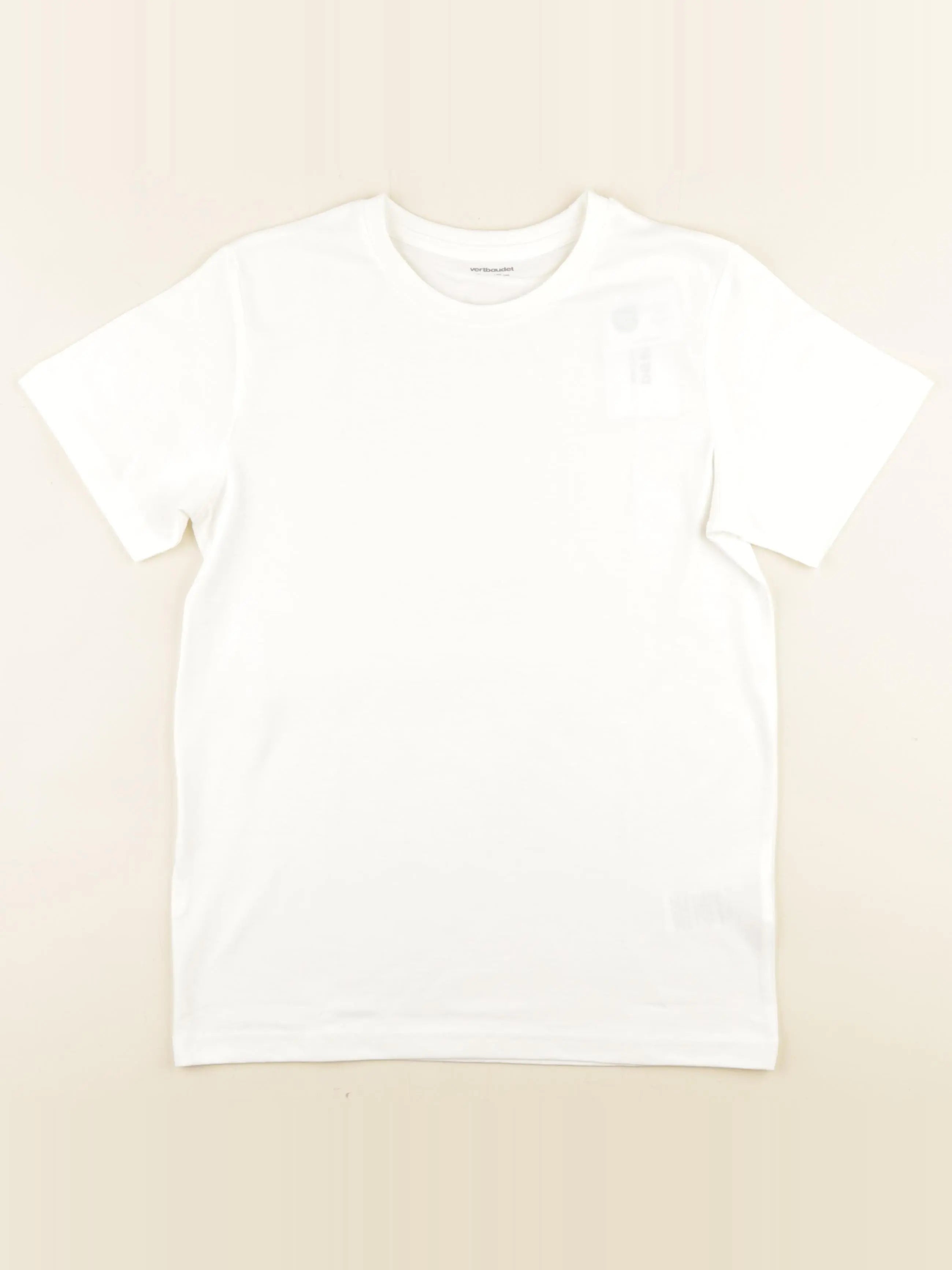 Vertbaudet - tee-shirt blanc - 12 ans