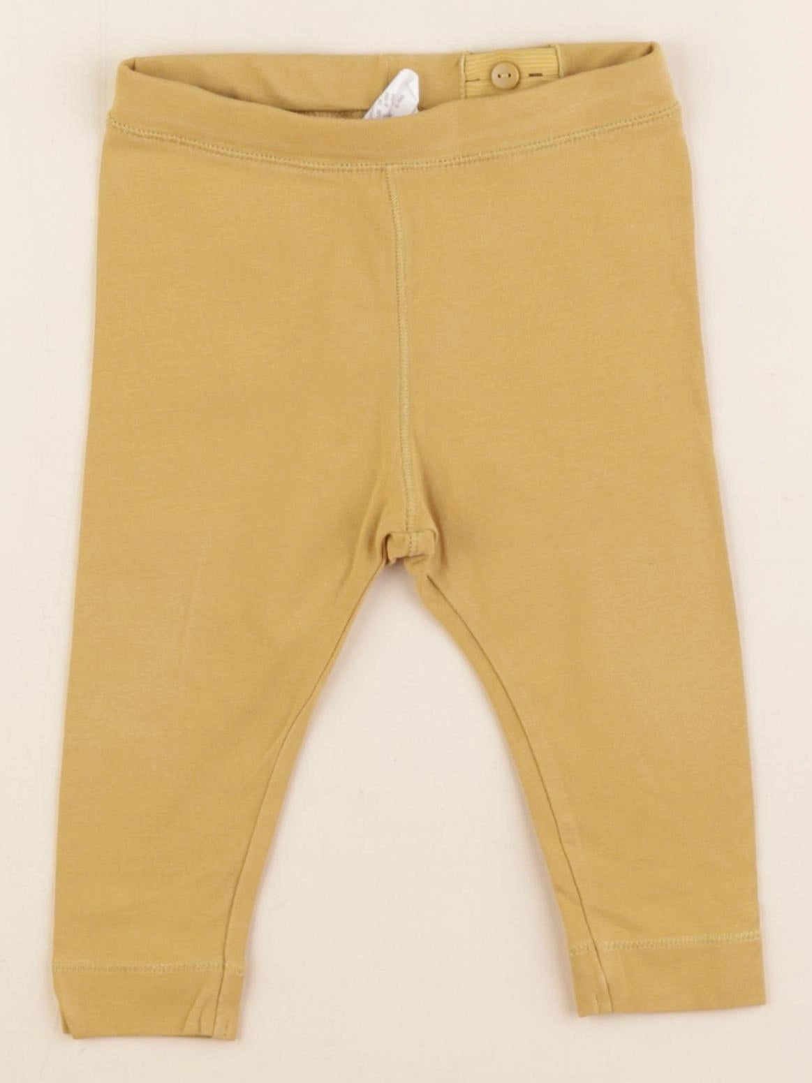 H&M - legging jaune - 6/9 mois