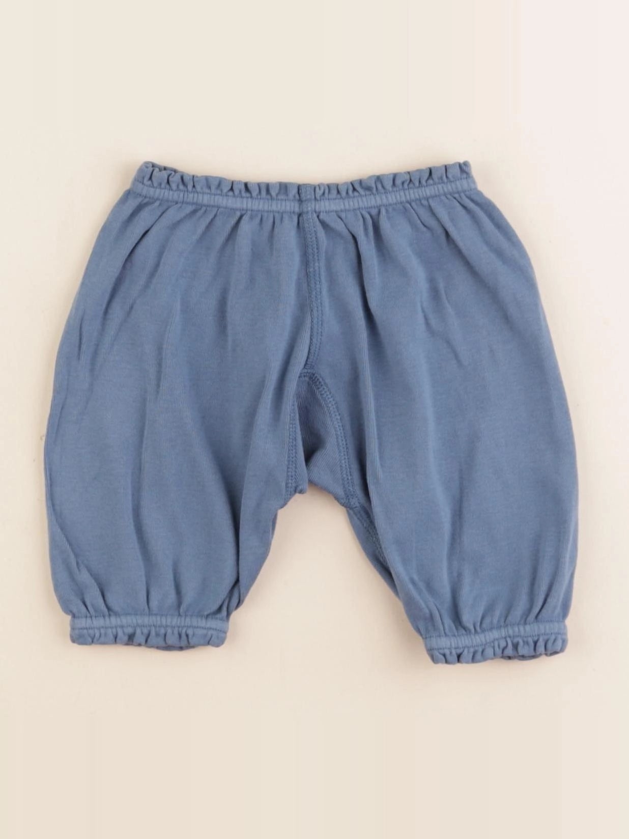 Bonton - sarouel bleu - 6/12 mois