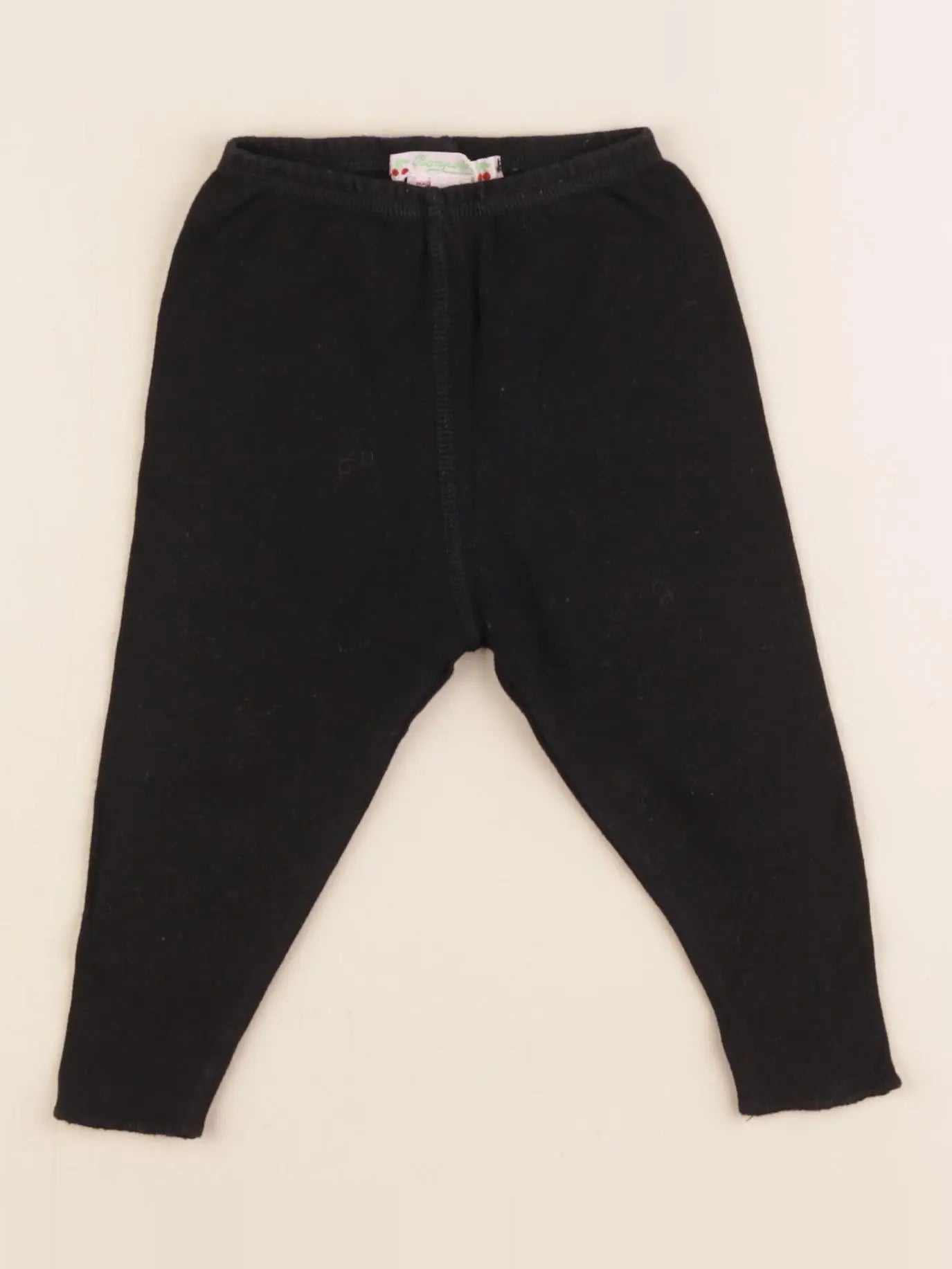 Bonpoint - legging noir - 6 mois