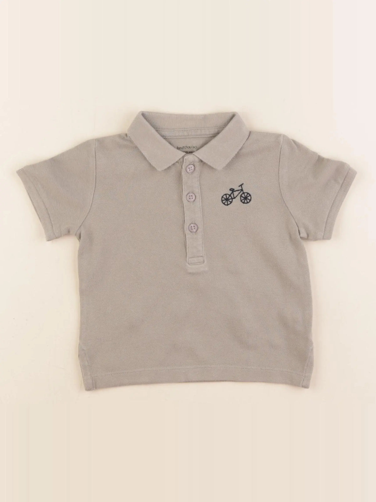 Boutchou - polo vert - 12 mois