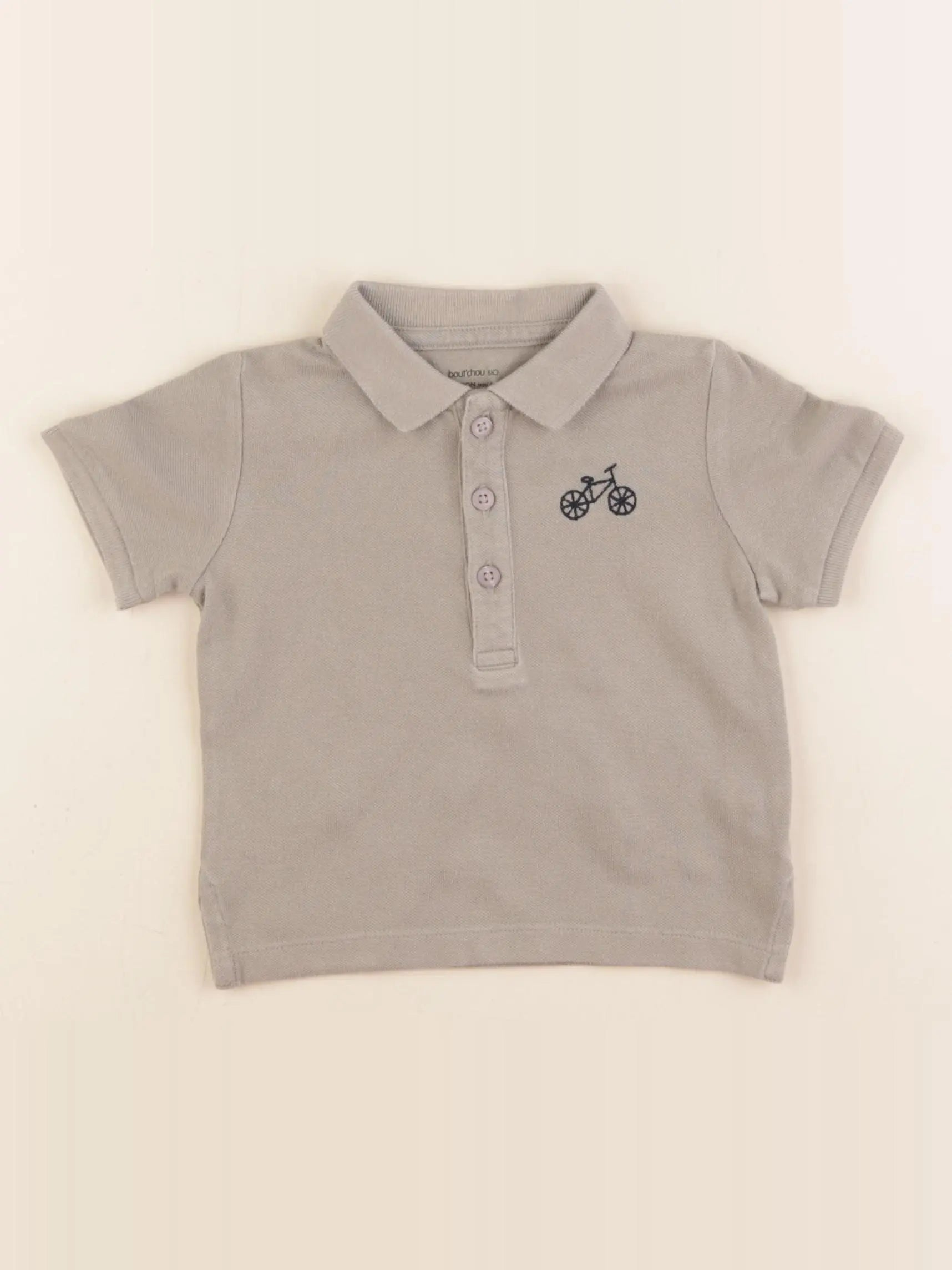 Boutchou - polo vert - 12 mois
