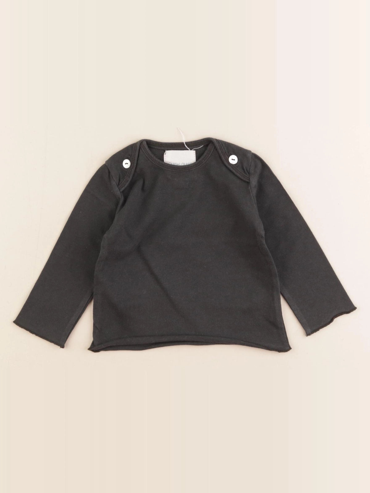 Louis Louise - tee-shirt noir - 6 mois