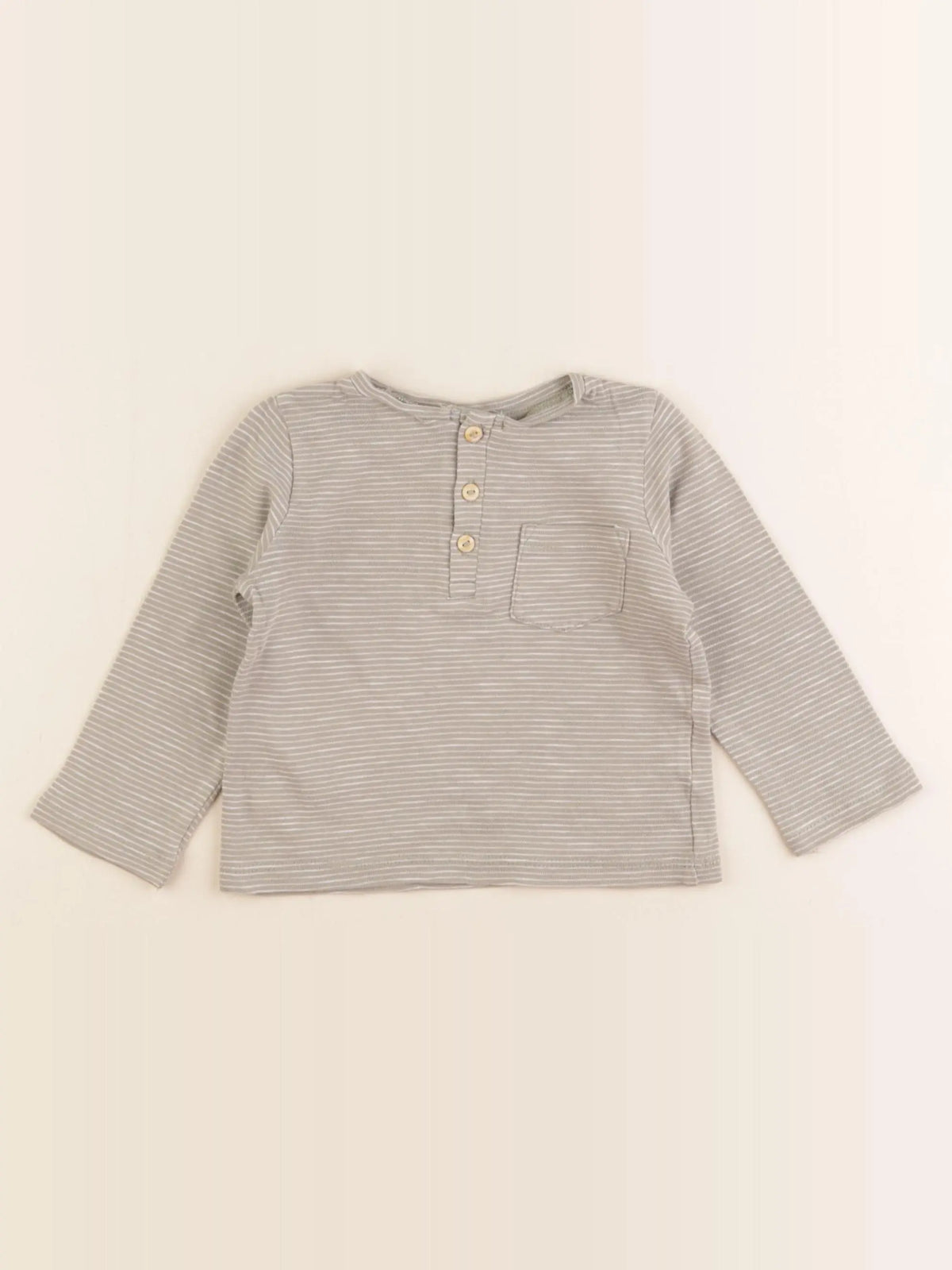 H&M - tee-shirt vert - 6/9 mois