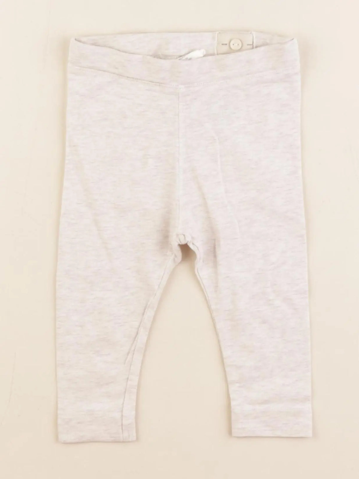 H&M - legging beige - 6/9 mois