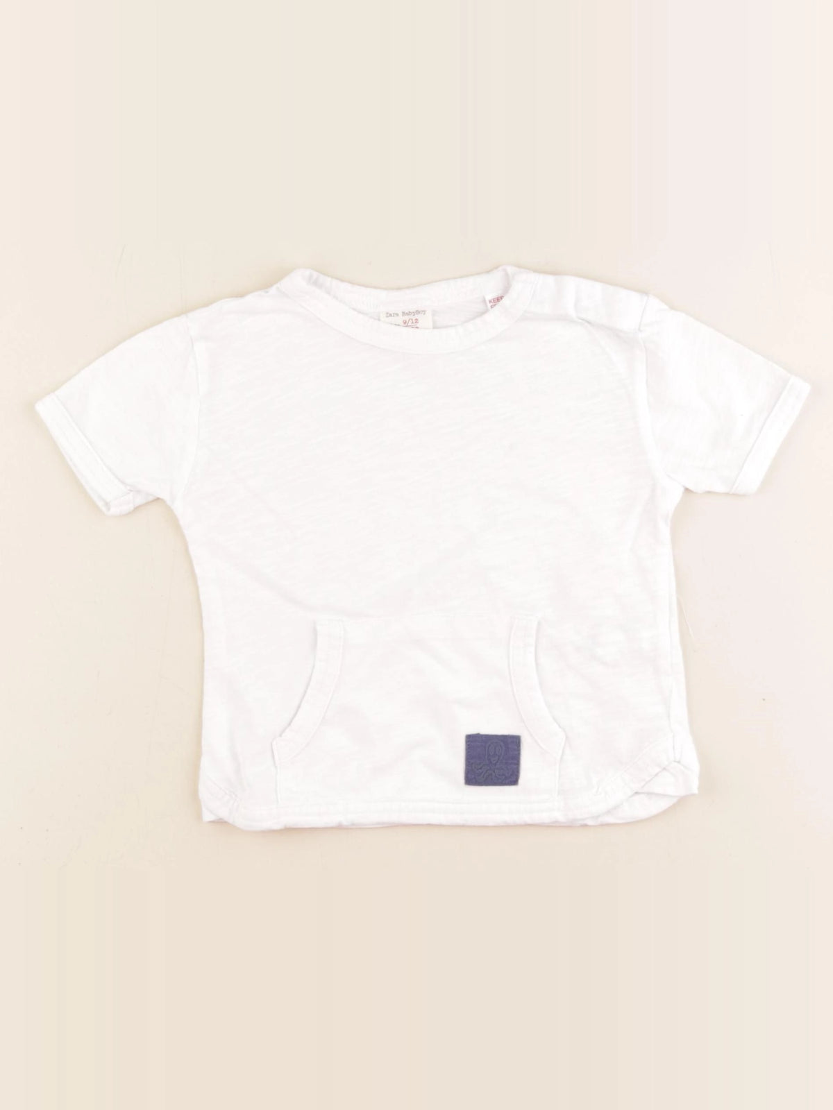Zara - tee-shirt blanc - 9/12 mois