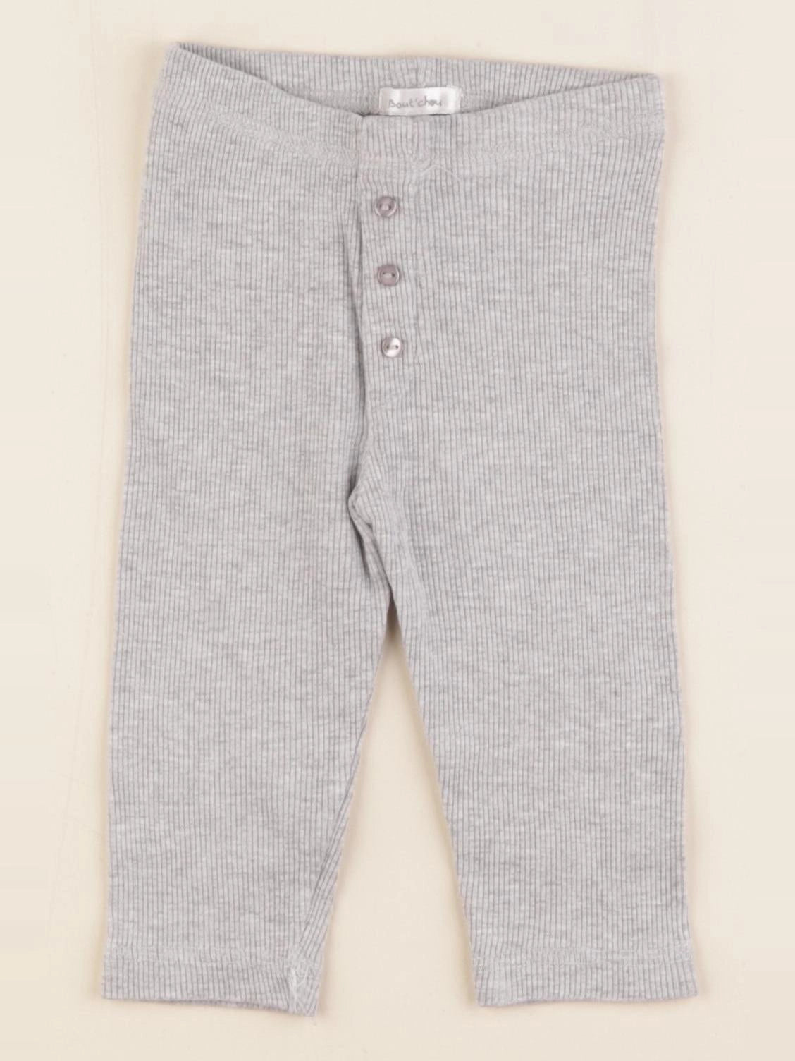Boutchou - legging gris - 6 mois