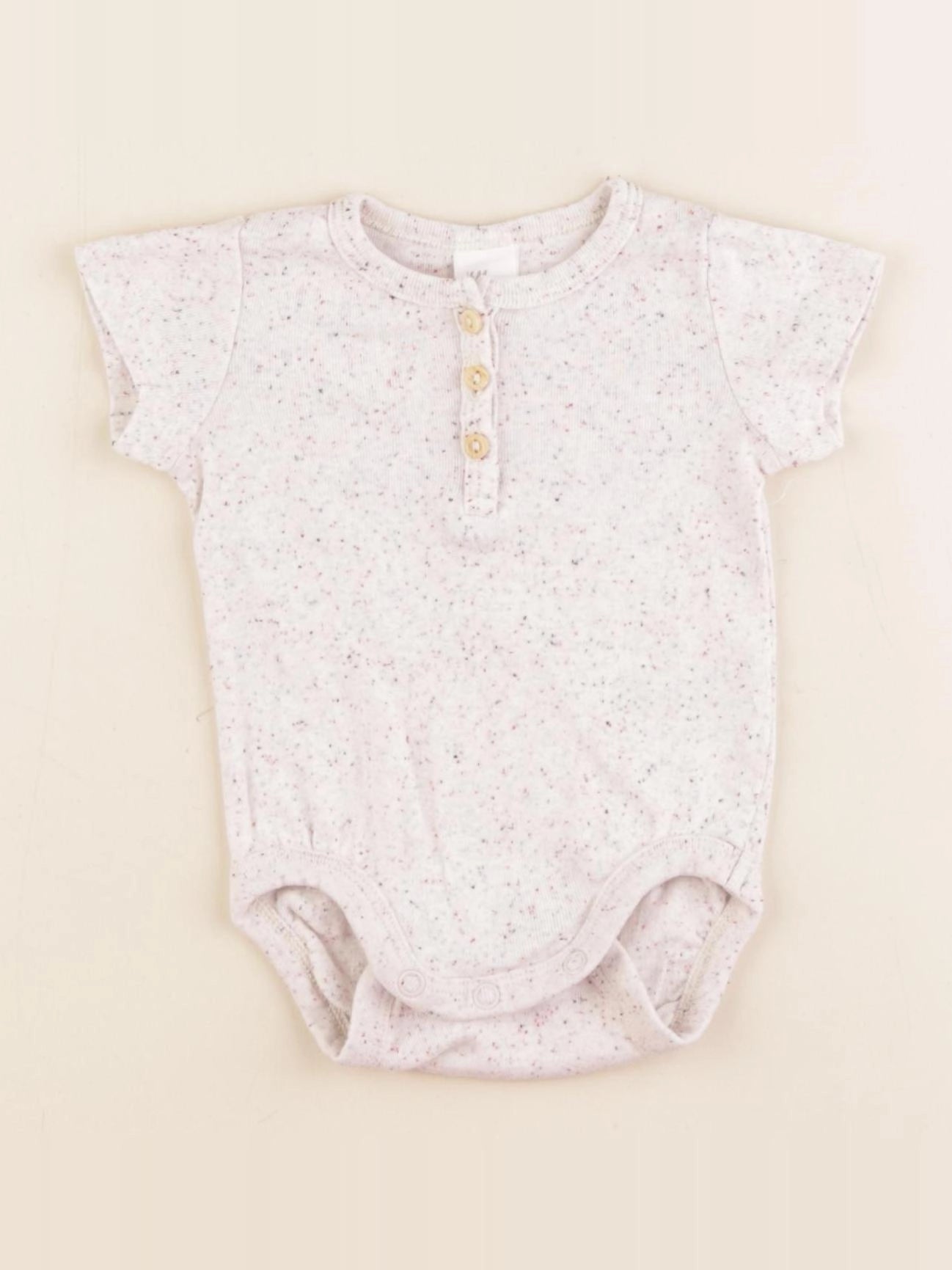 H&M - body beige - 1/2 mois